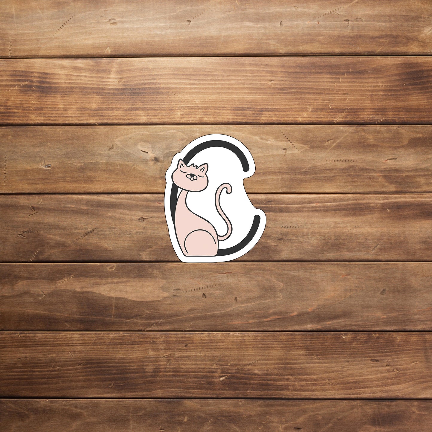Alphabet Animal Stickers Sticker, C Sticker