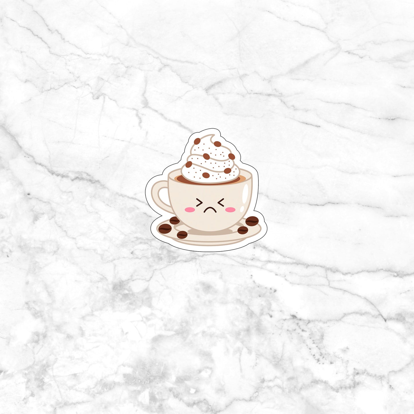Coffee With Expression For Sticker Set 0 Sticker