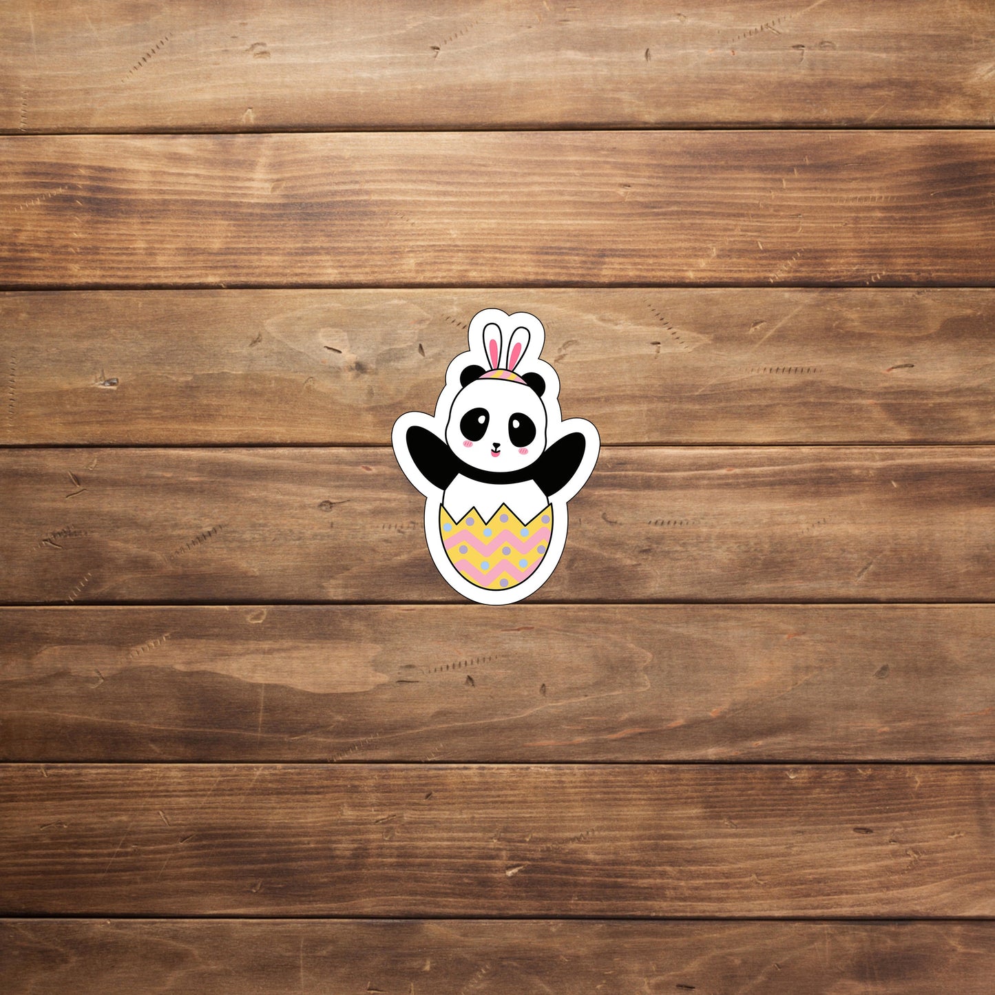 Cute Easter Panda Sticker Set Sticker