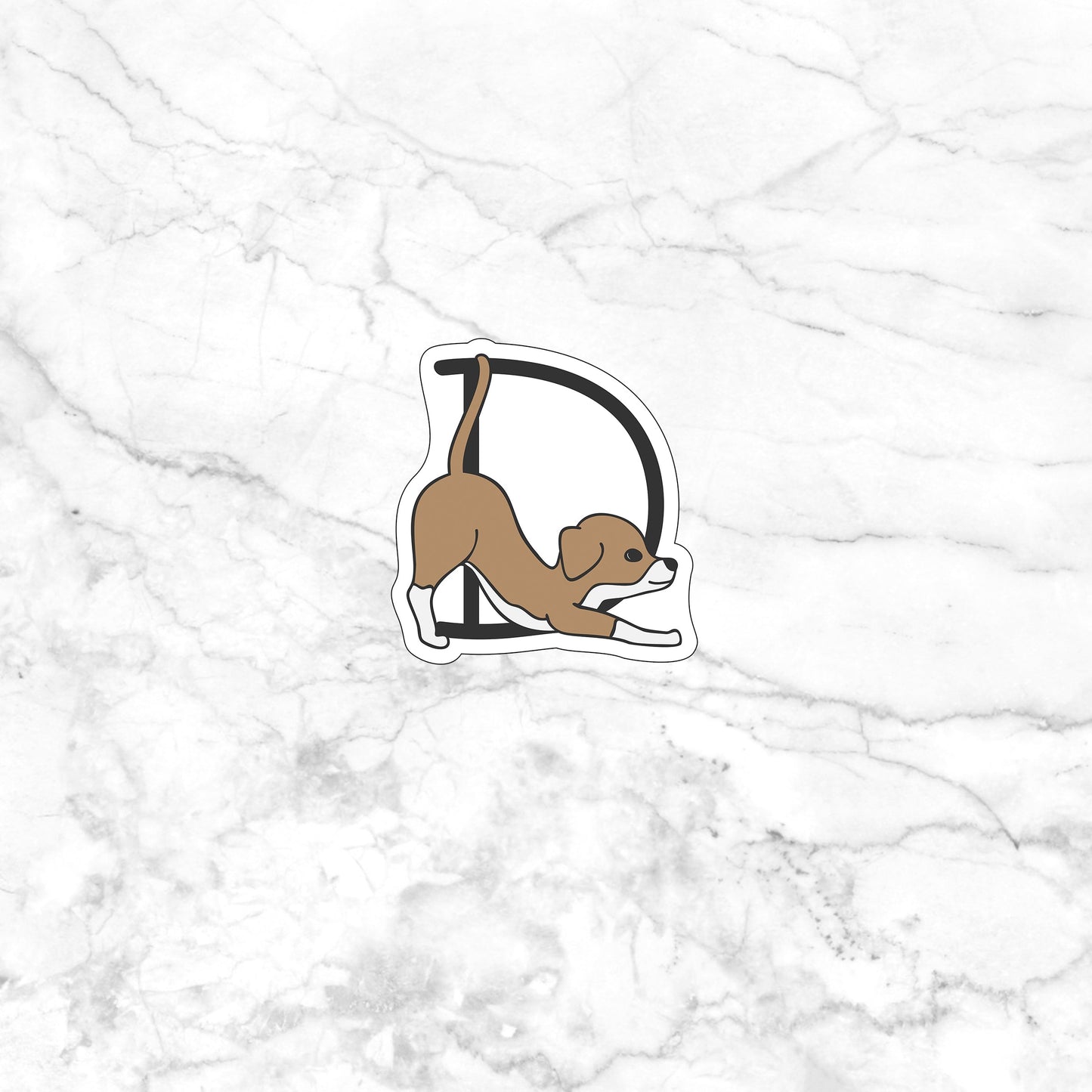 Alphabet Animal Stickers Sticker, D Sticker