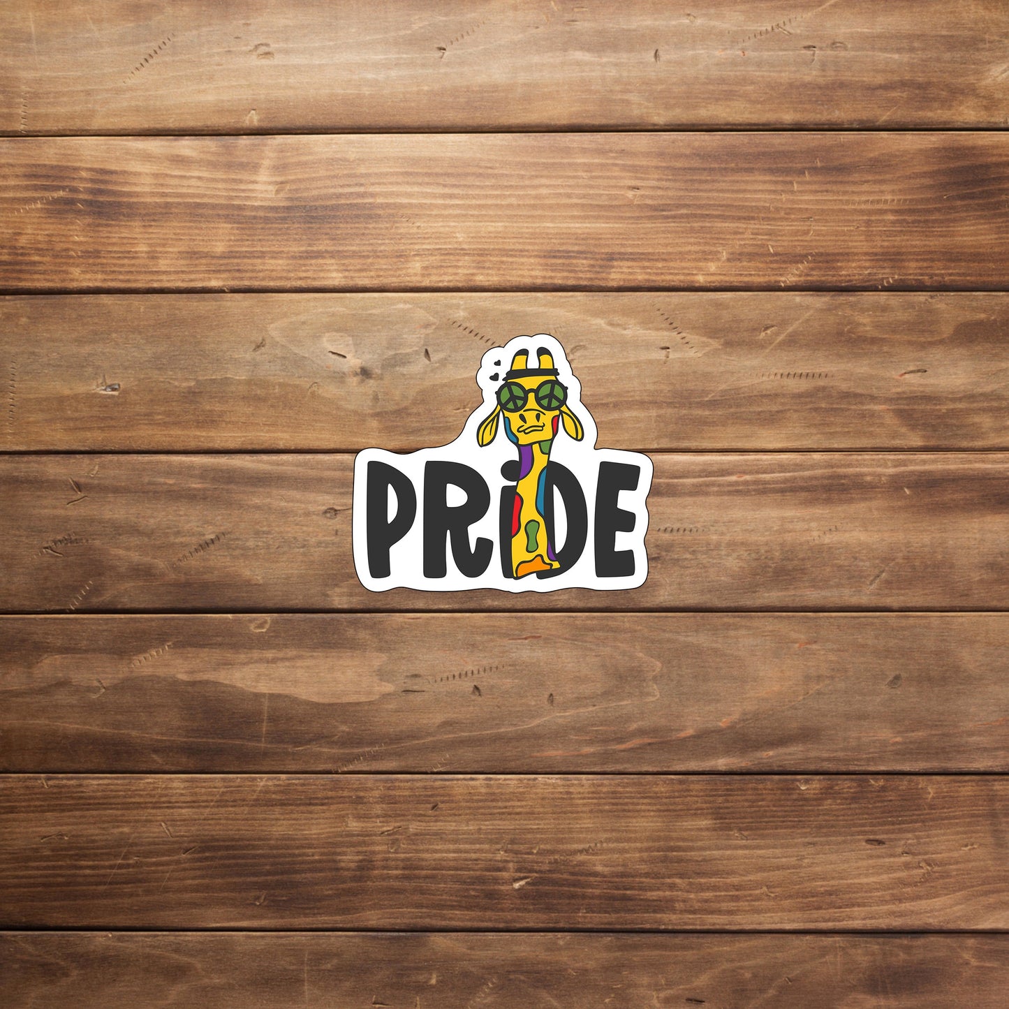 Giraffe Pride Sticker