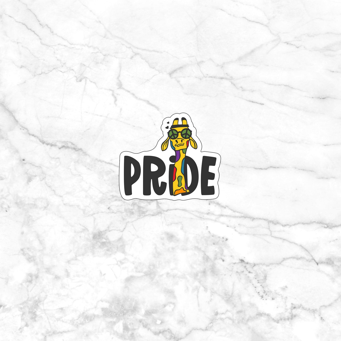 Giraffe Pride Sticker