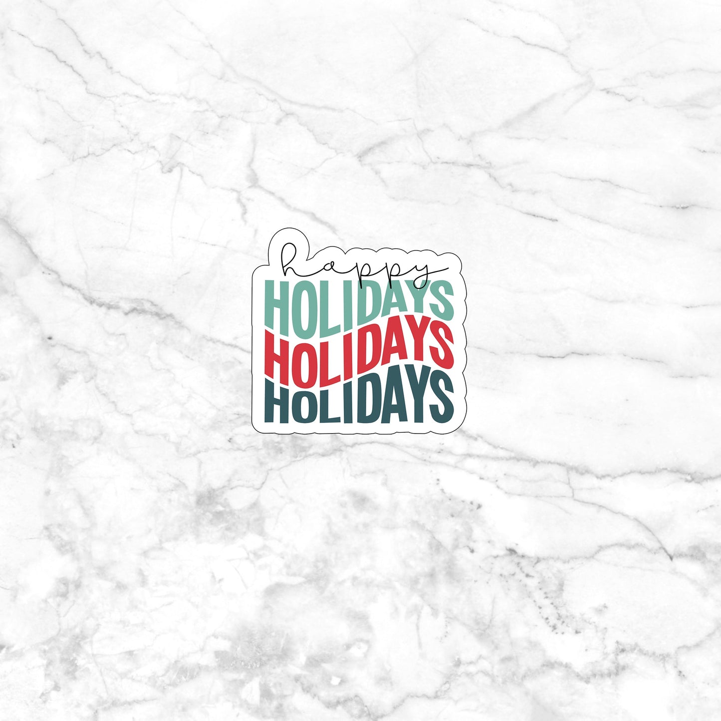 Happy Holiday'S Sticker