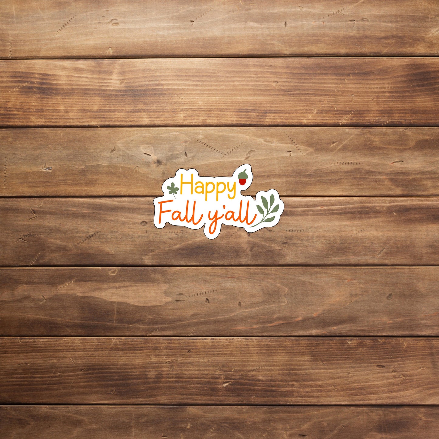 Fall Sticker, Happy fall yall Sticker