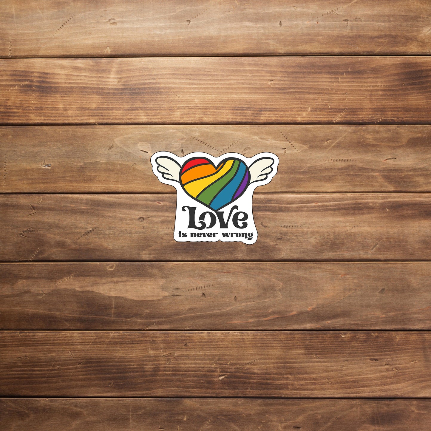 Heart Wings Sticker