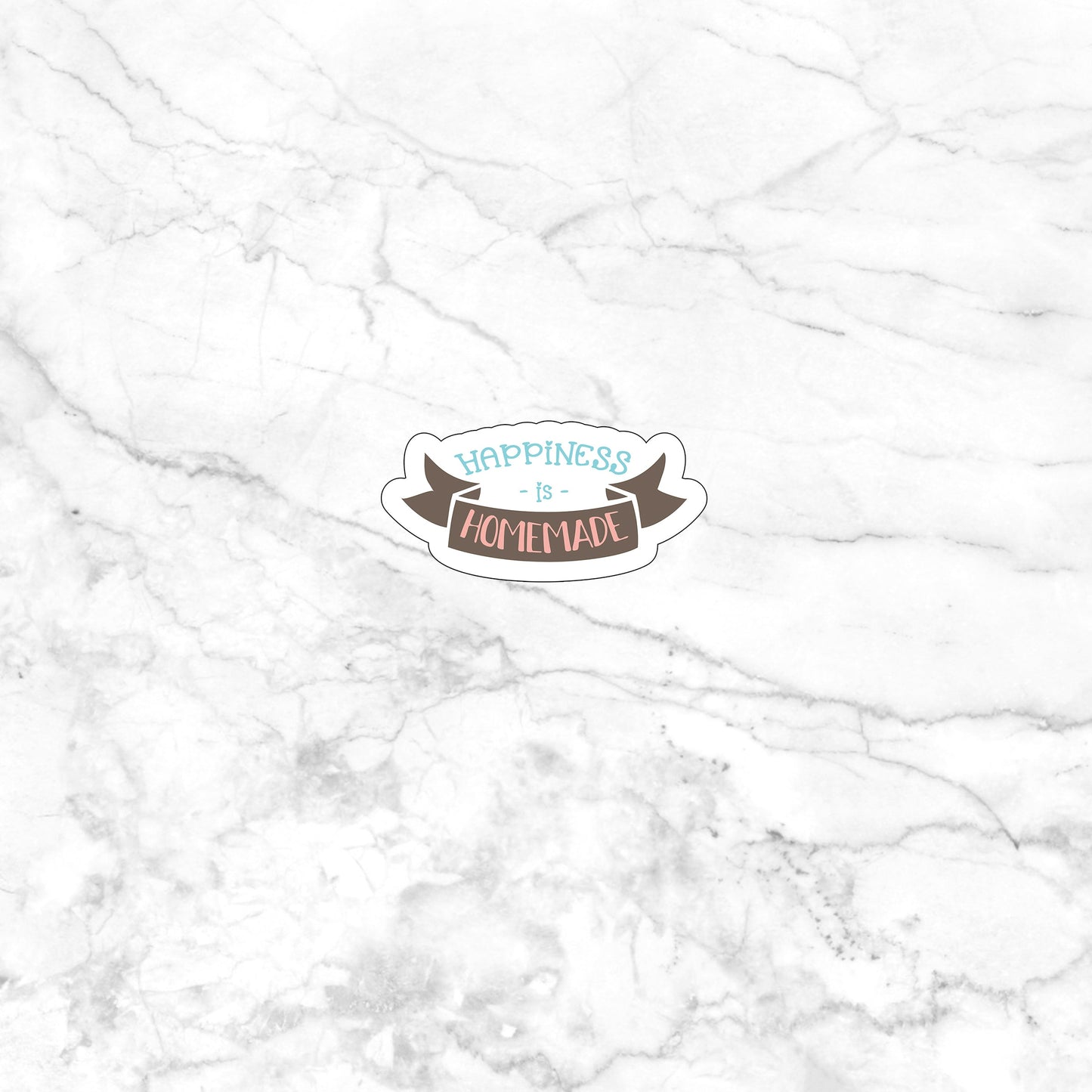 Kitchen Sticker , Happiness is Homemade