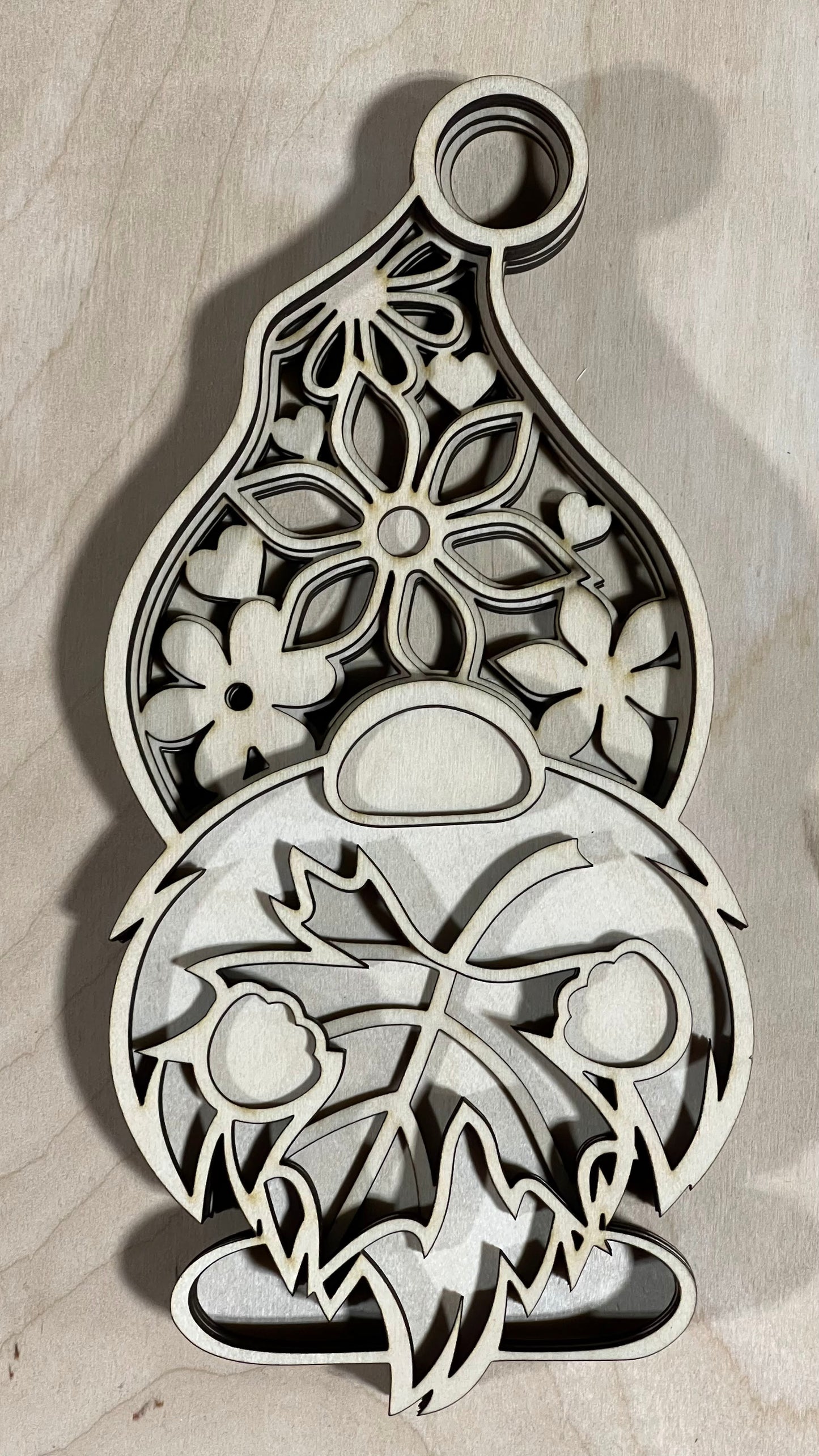 Fall Gnome Sign KIT , Laser cut Fall Design KIT , Multi Layer Fall Gnome Holding a Pumkin KIT