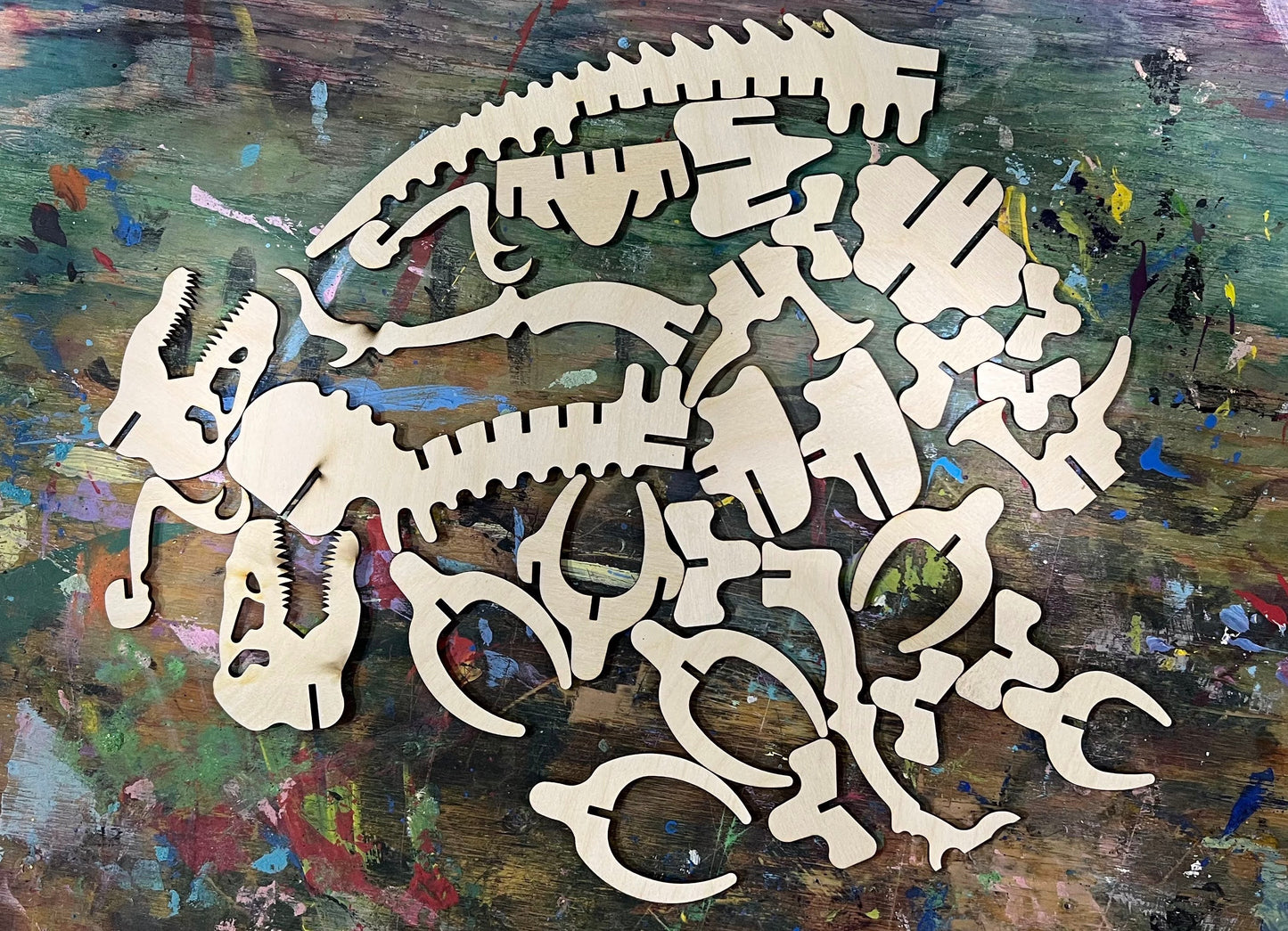 3D Puzzle T-Rex or Triceratops