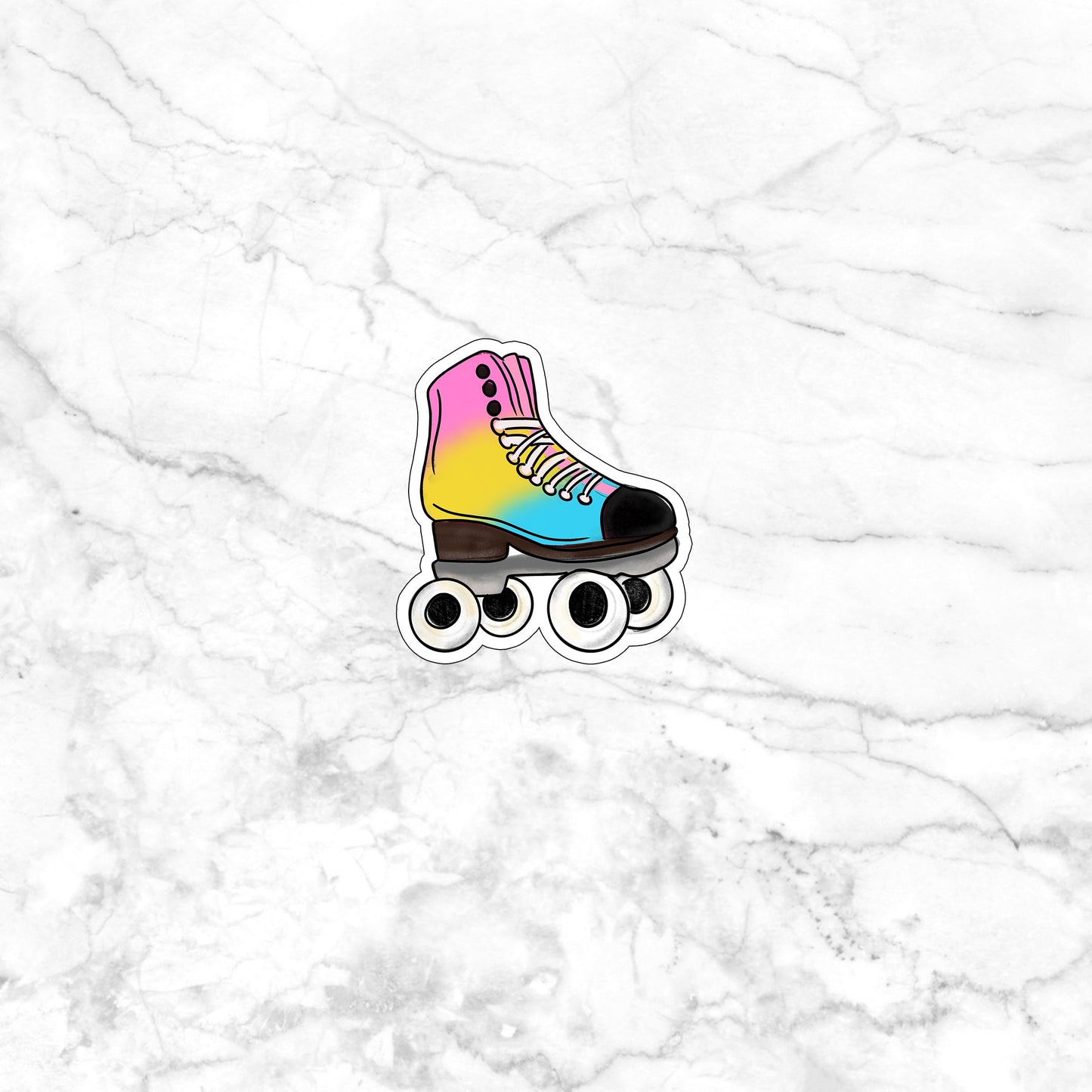 Pansexual Roller Skate Sticker