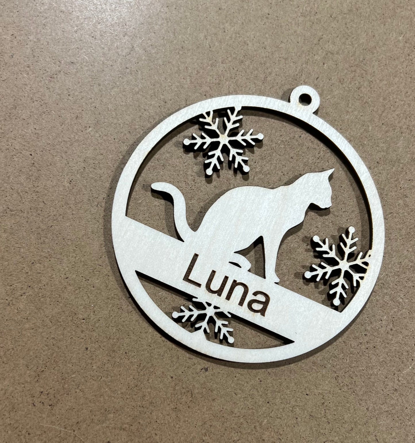 Custom Cat Ornament , Christmas Ball