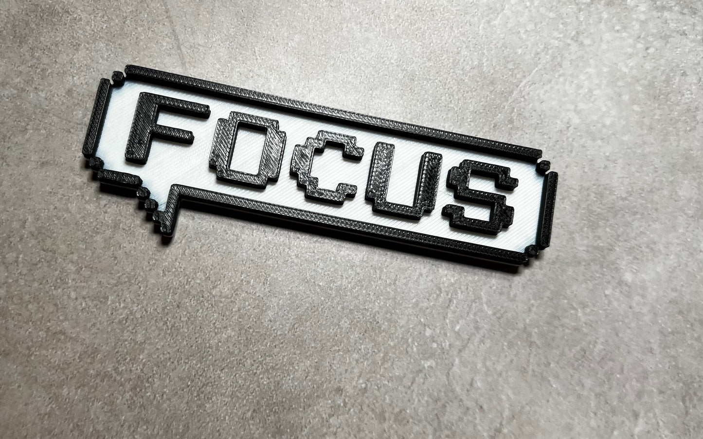 3D Printed -Bit Speech Bubble,  Name Plate, Customizable Speech Bubble