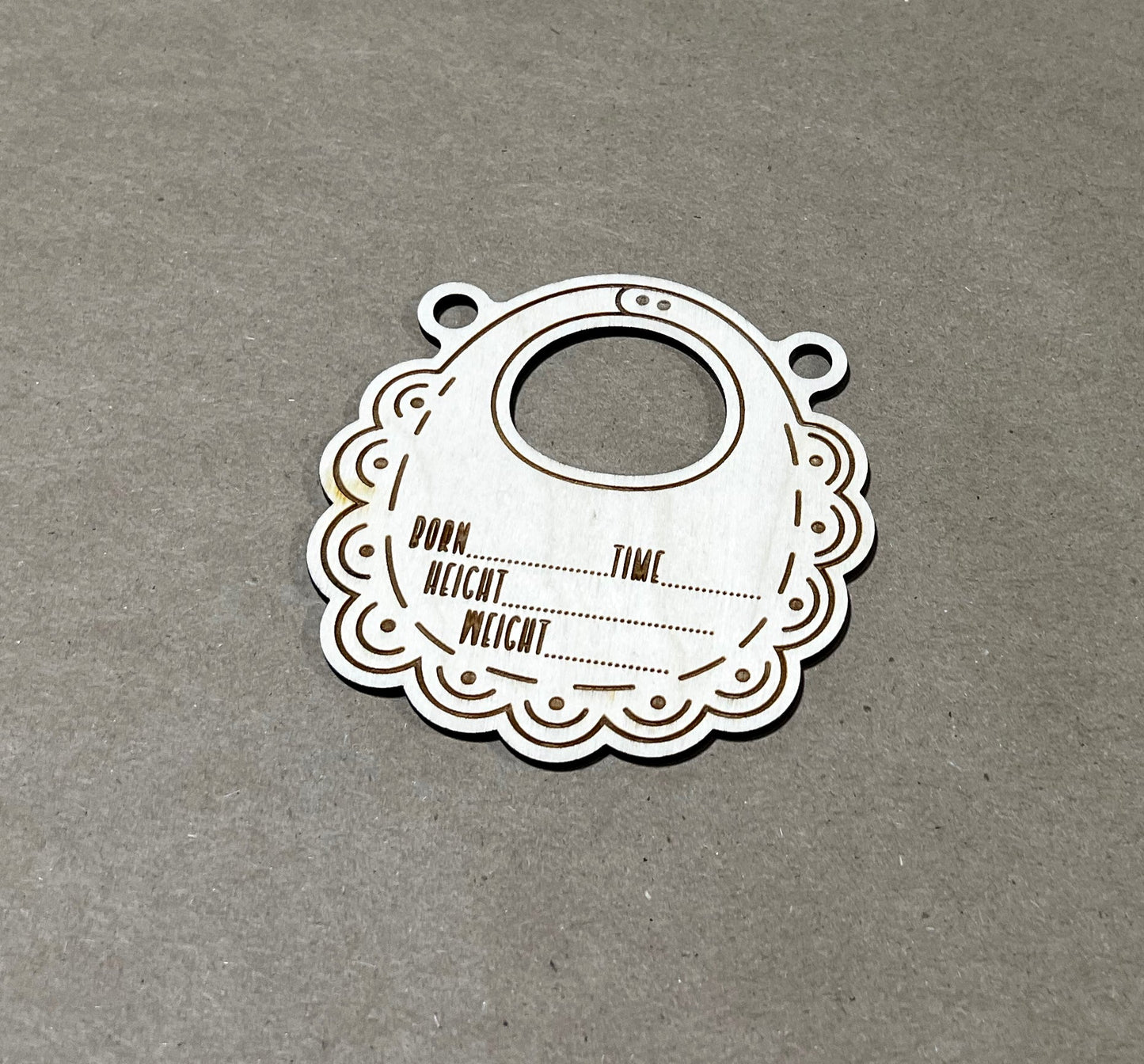 Birth Announcement Sign, Unique Birth Announcement, Bib - Baby Announcement