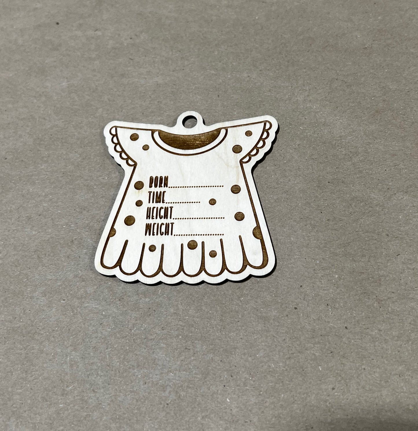 Birth Announcement Sign, Unique Birth Announcement, Baby Dress Announcement