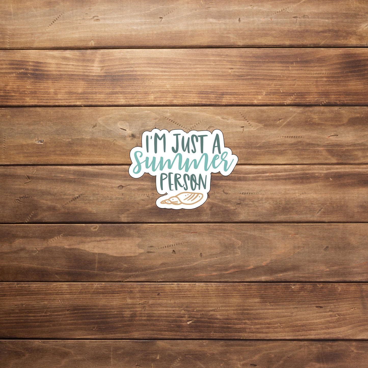 Summer Person Sticker, Vinyl sticker, laptop sticker, Tablet sticker