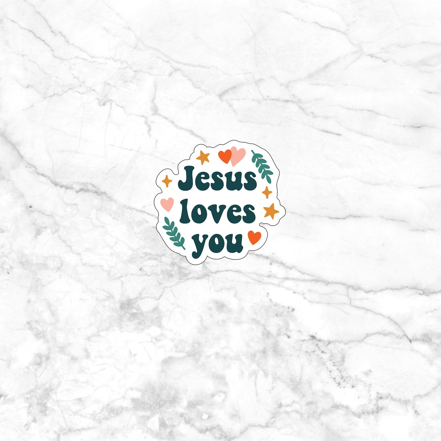 Jesus Loves You Sticker