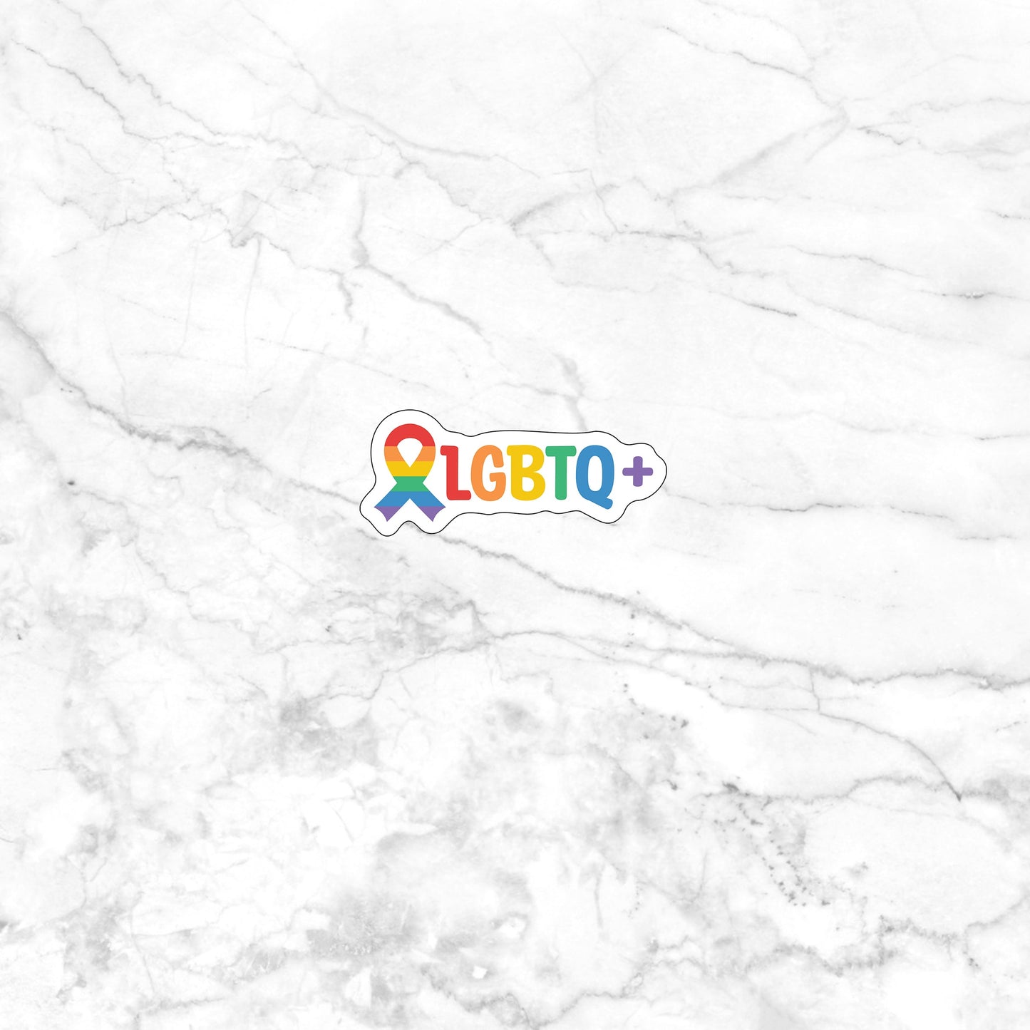 LGBTQ+ Sticker, Vinyl sticker, laptop sticker, Tablet sticker