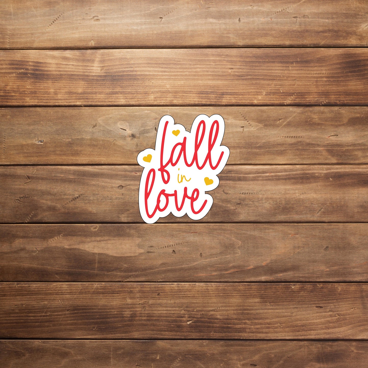 Love With Heart Sticker