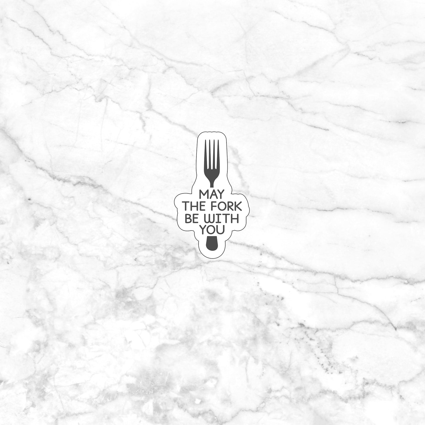 May the Fork Sticker