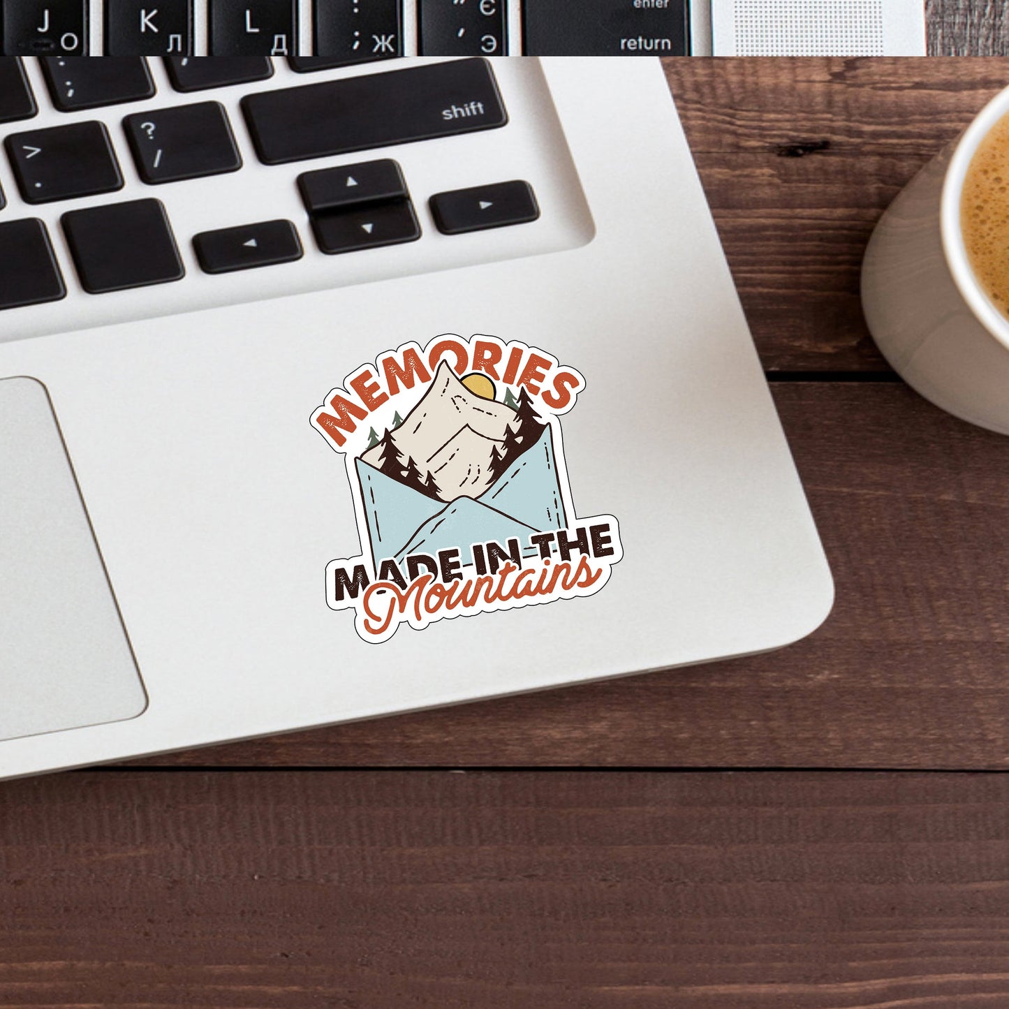 Memories made in the mountains sticker
