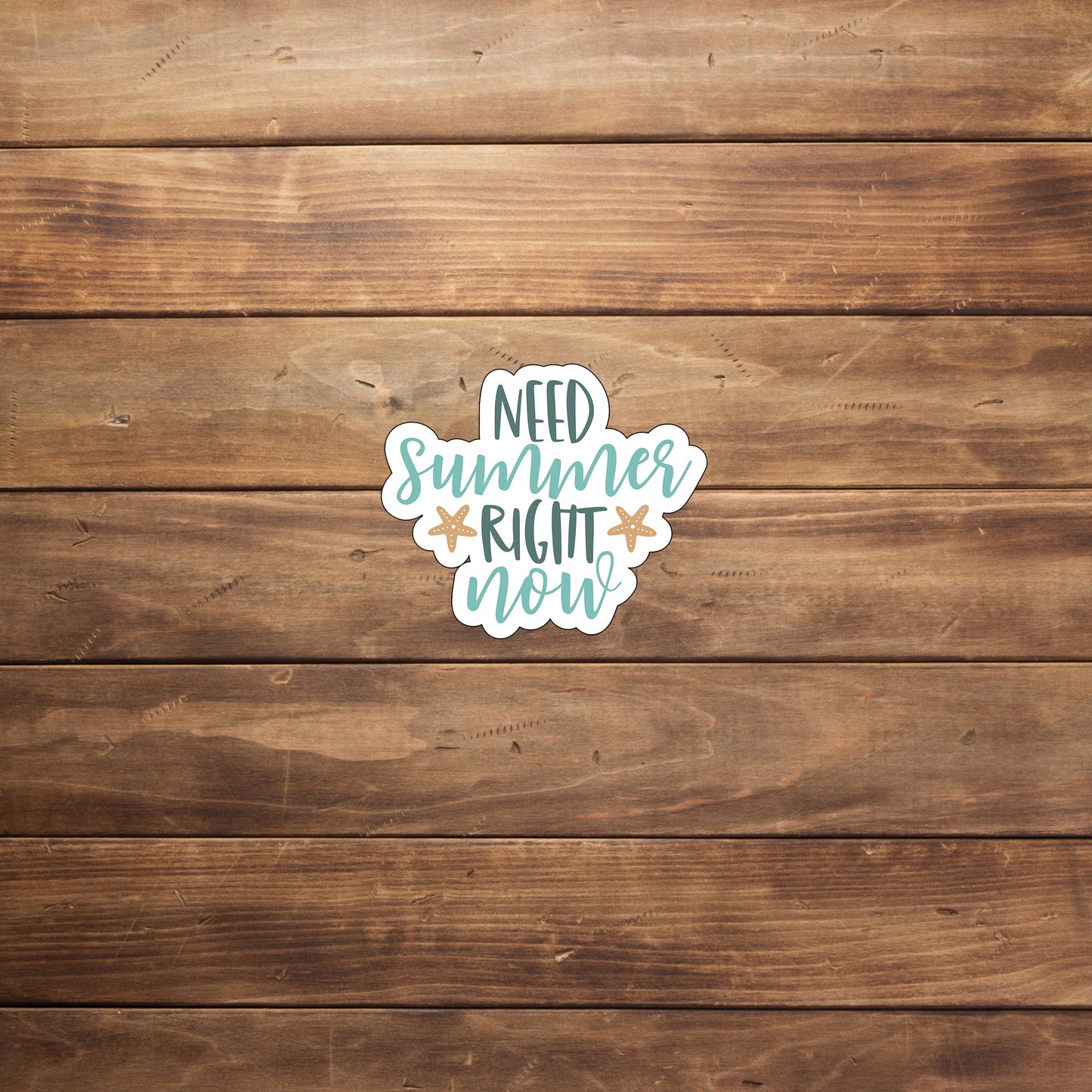Summer Sticker, Vinyl sticker, laptop sticker, Tablet sticker