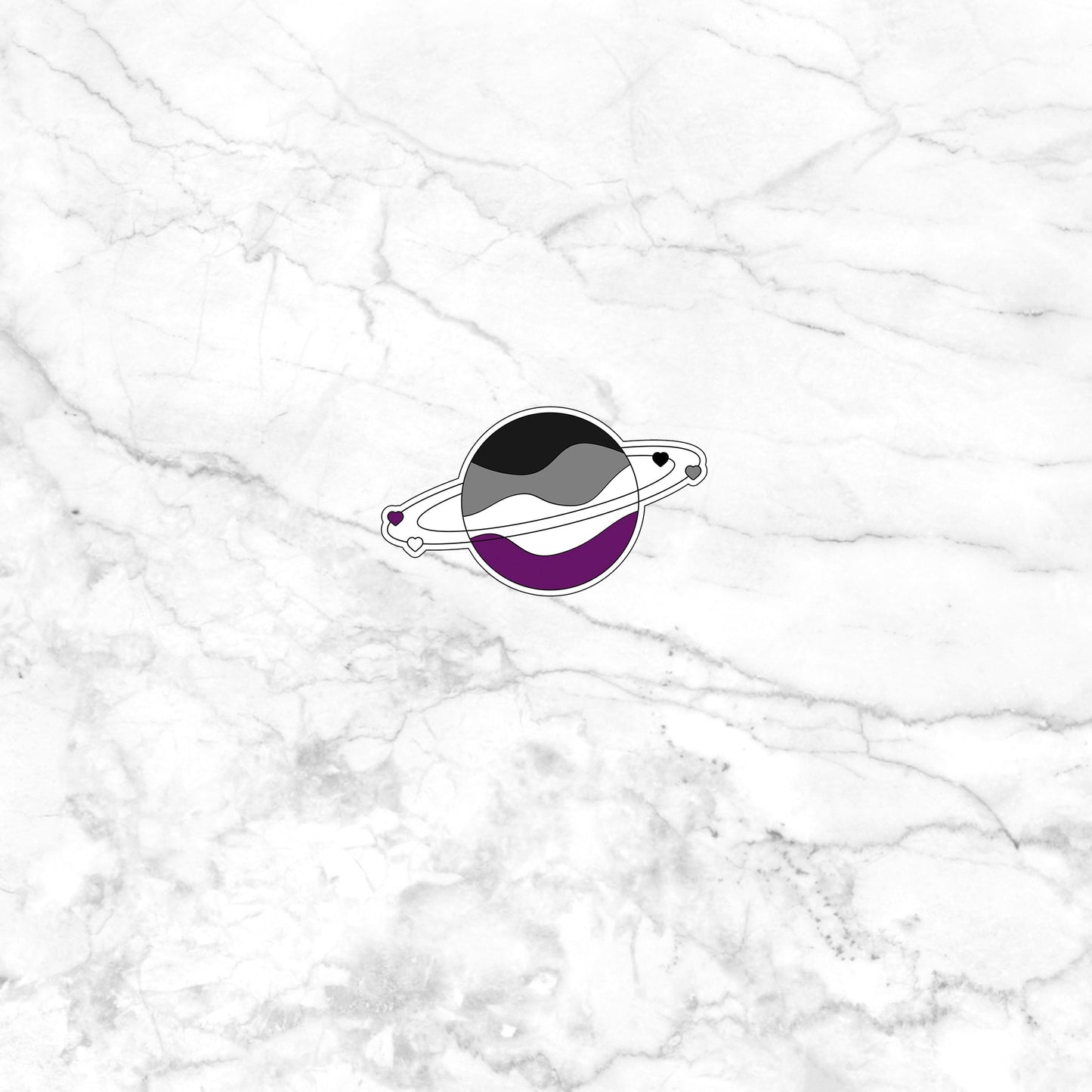 Planet asexual Sticker