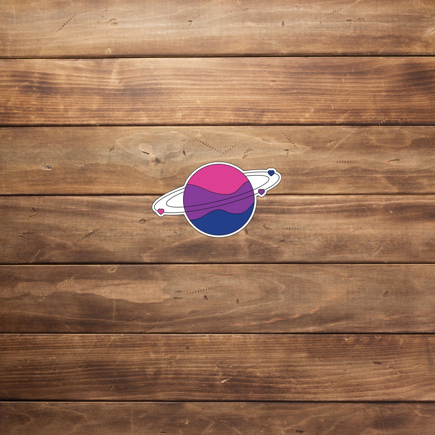 Planet bisexual Sticker