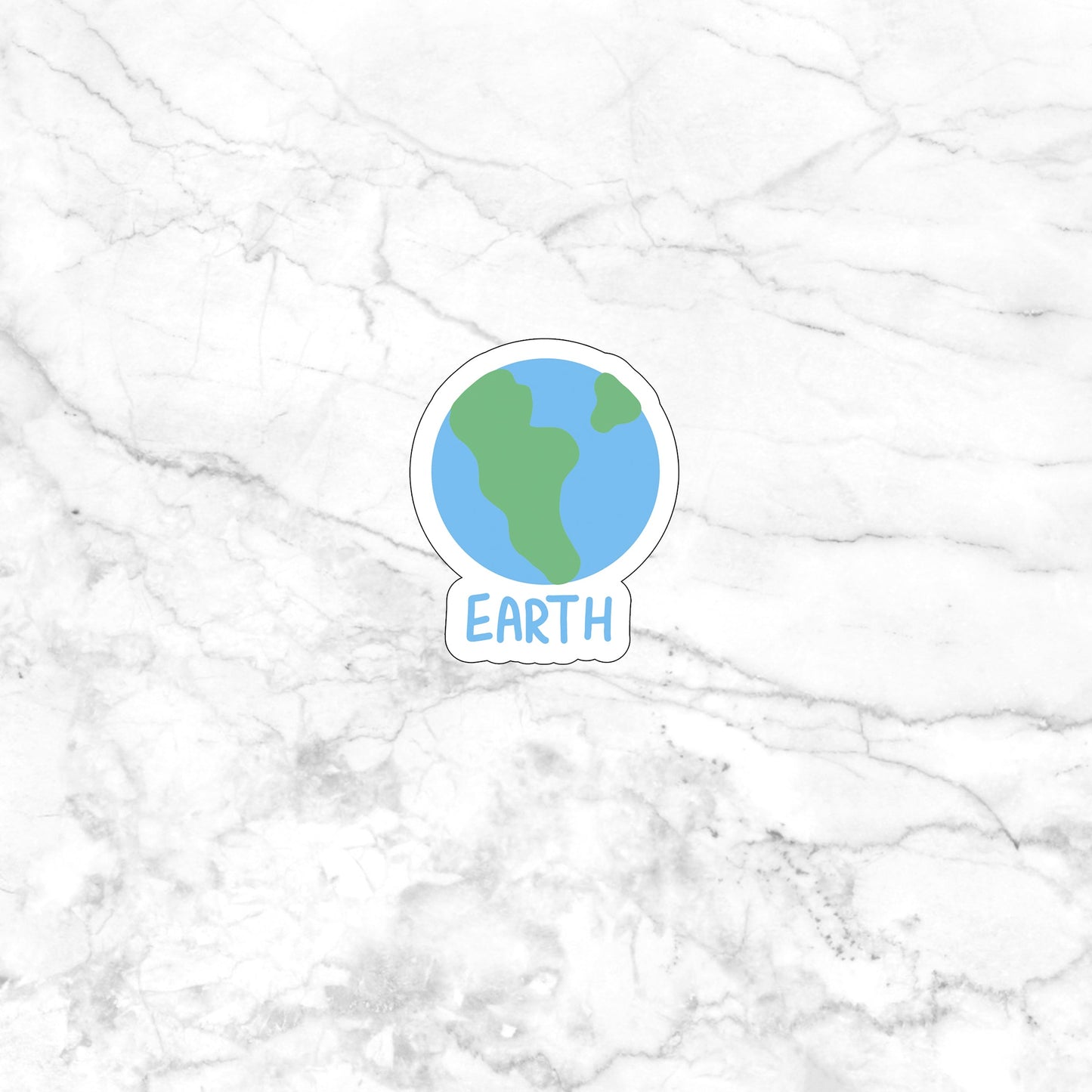 Planet stickers () Stickers, Earth Sticker