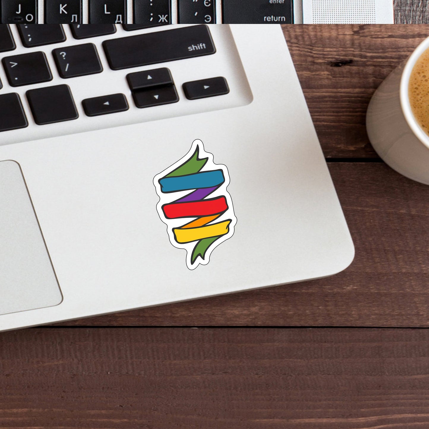 Ribbon Sticker