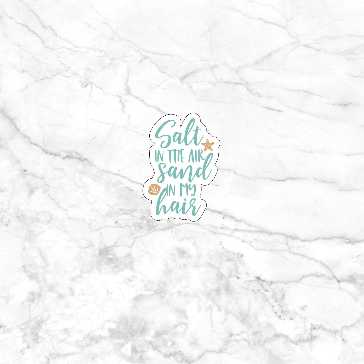 Sand in the air sand in my hair Sticker, Vinyl sticker, laptop sticker, Tablet sticker