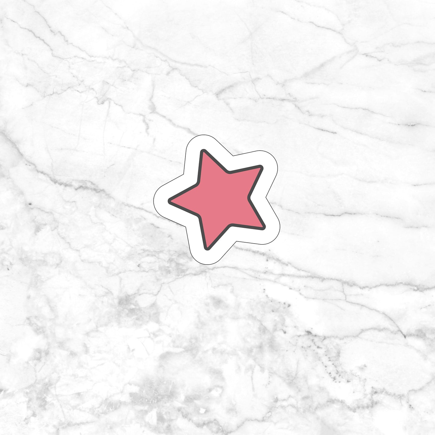 Star Pink Sticker