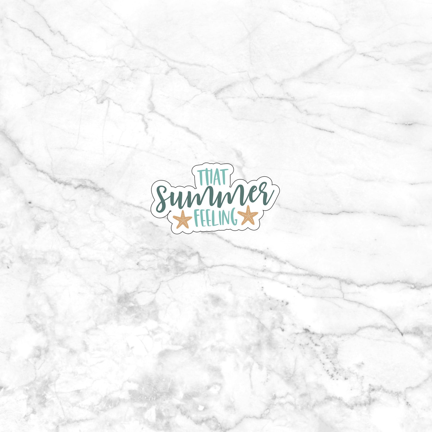 That summer feeling Sticker, Vinyl sticker, laptop sticker, Tablet sticker