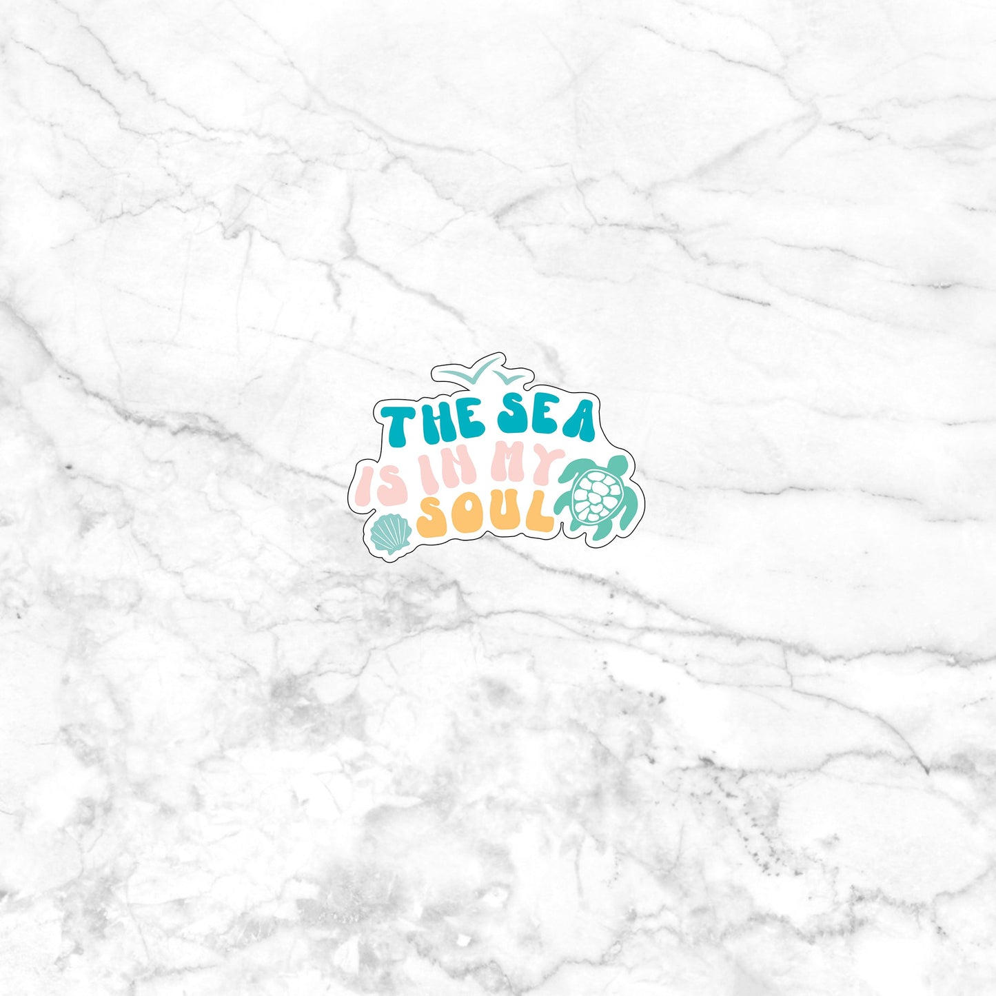 The Sea In In My Soul Sticker