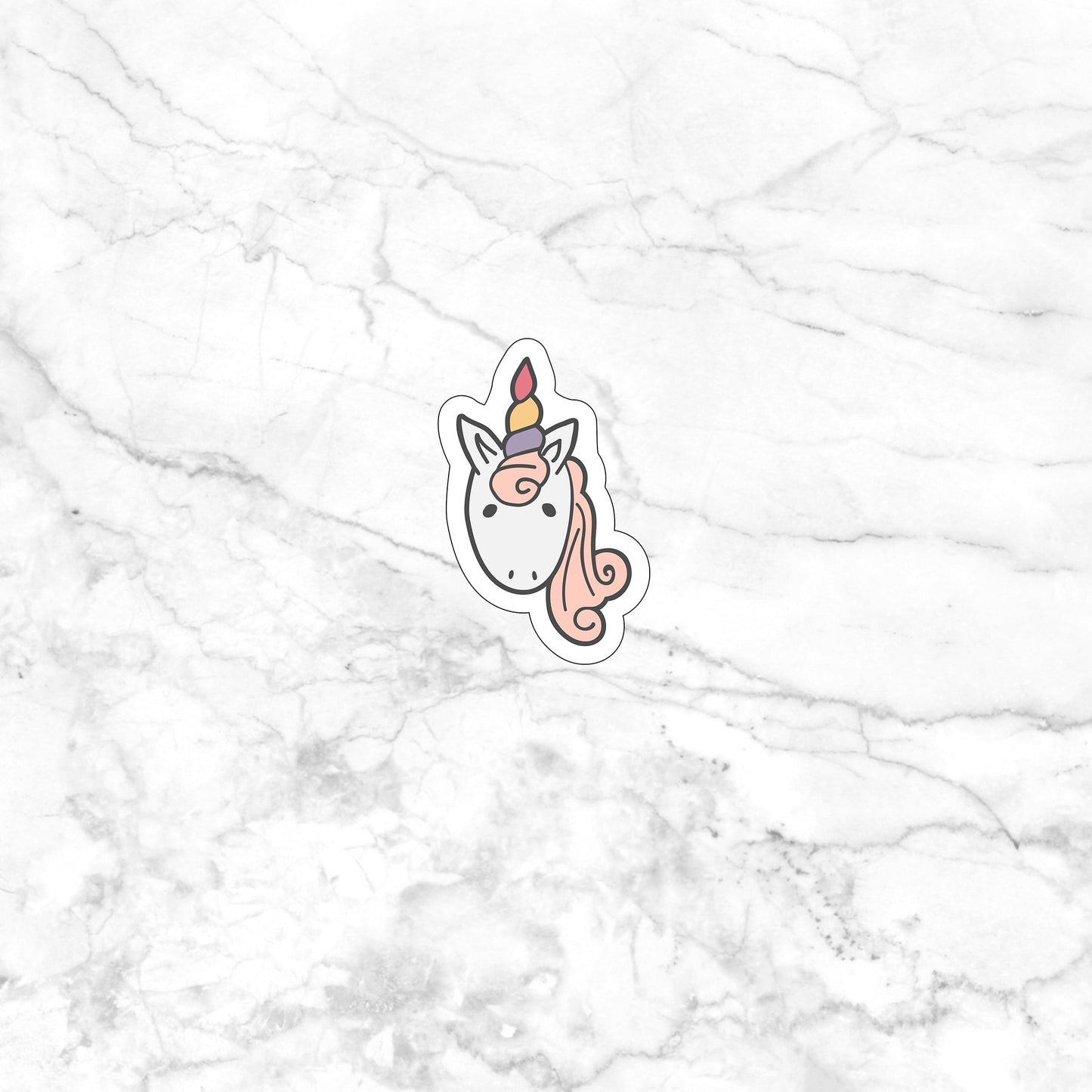 Unicorn Head Sticker