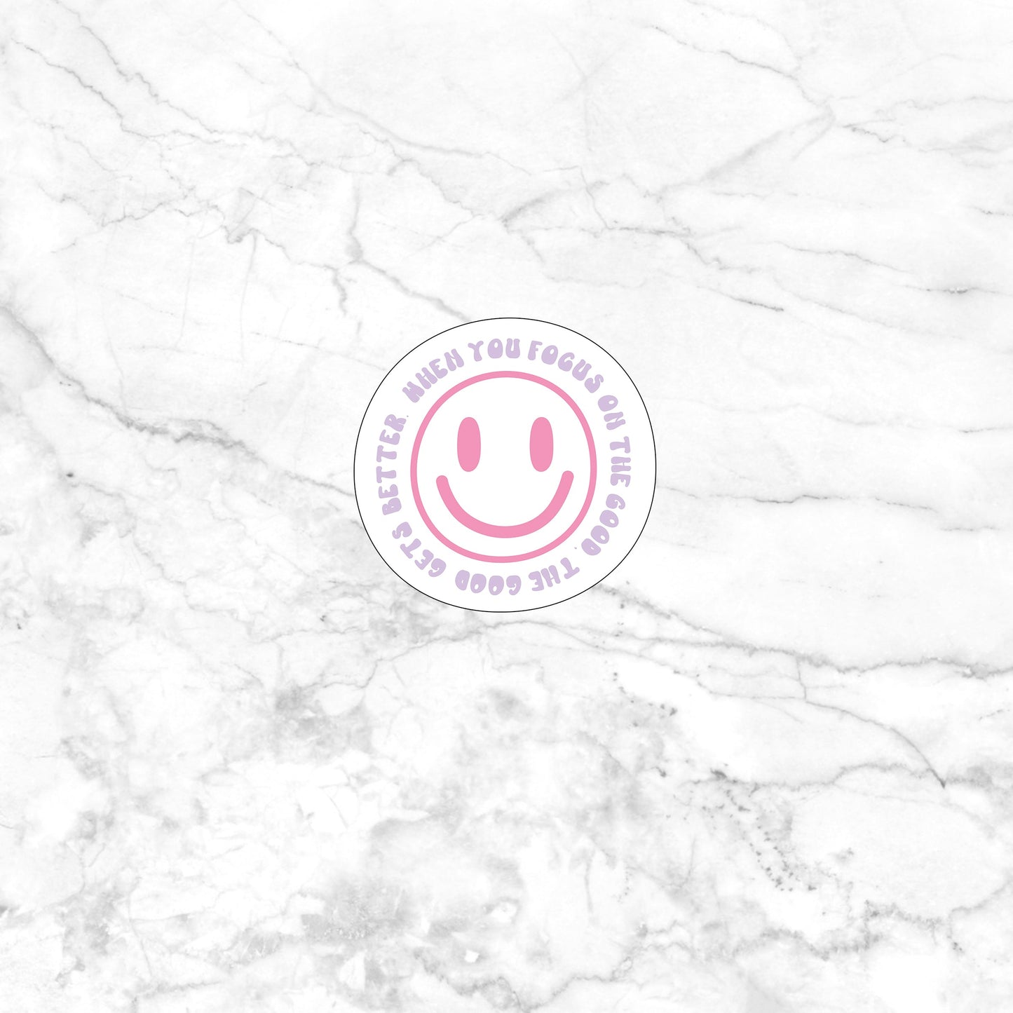 When You Focus On The Good Sticker