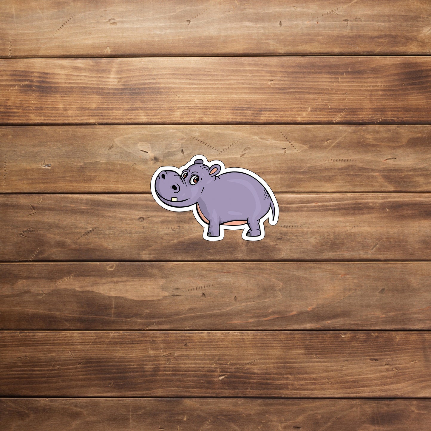 Hippo Sticker