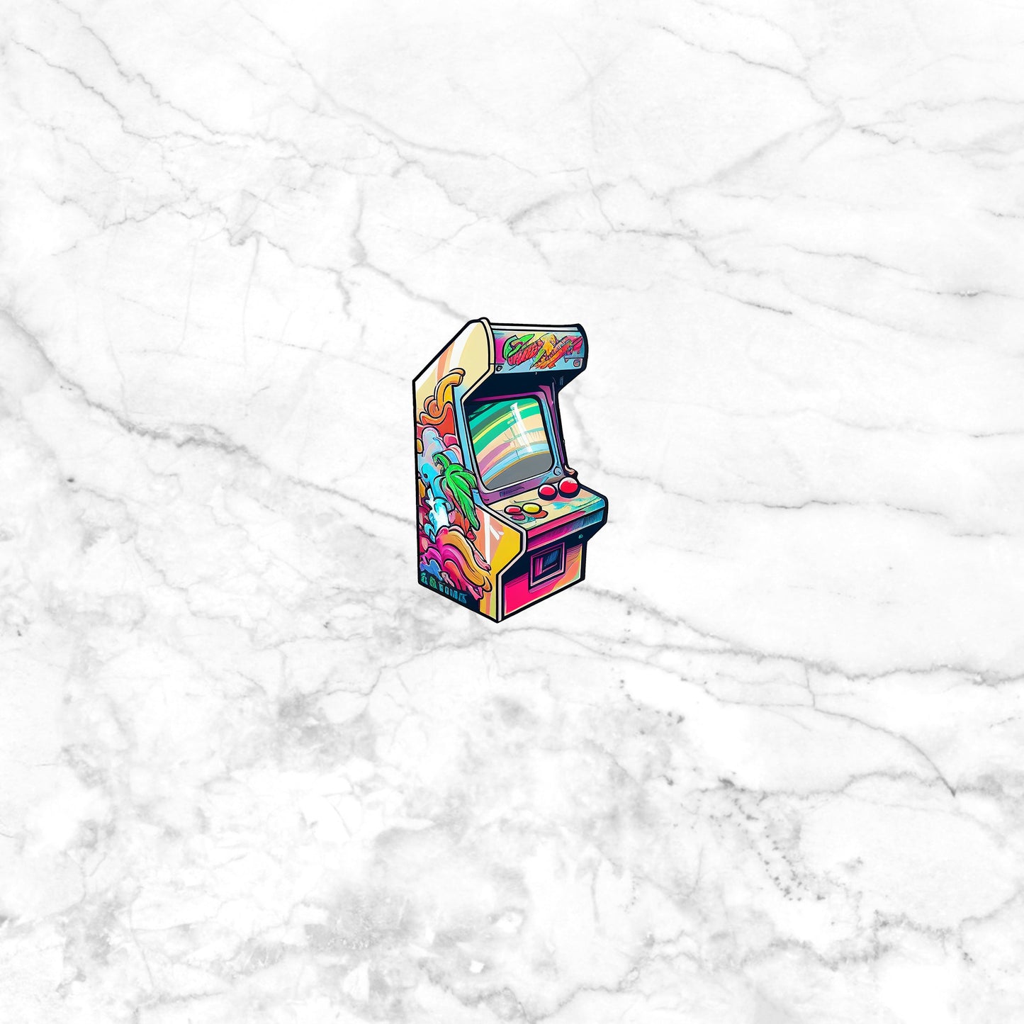 arcade game Sticker