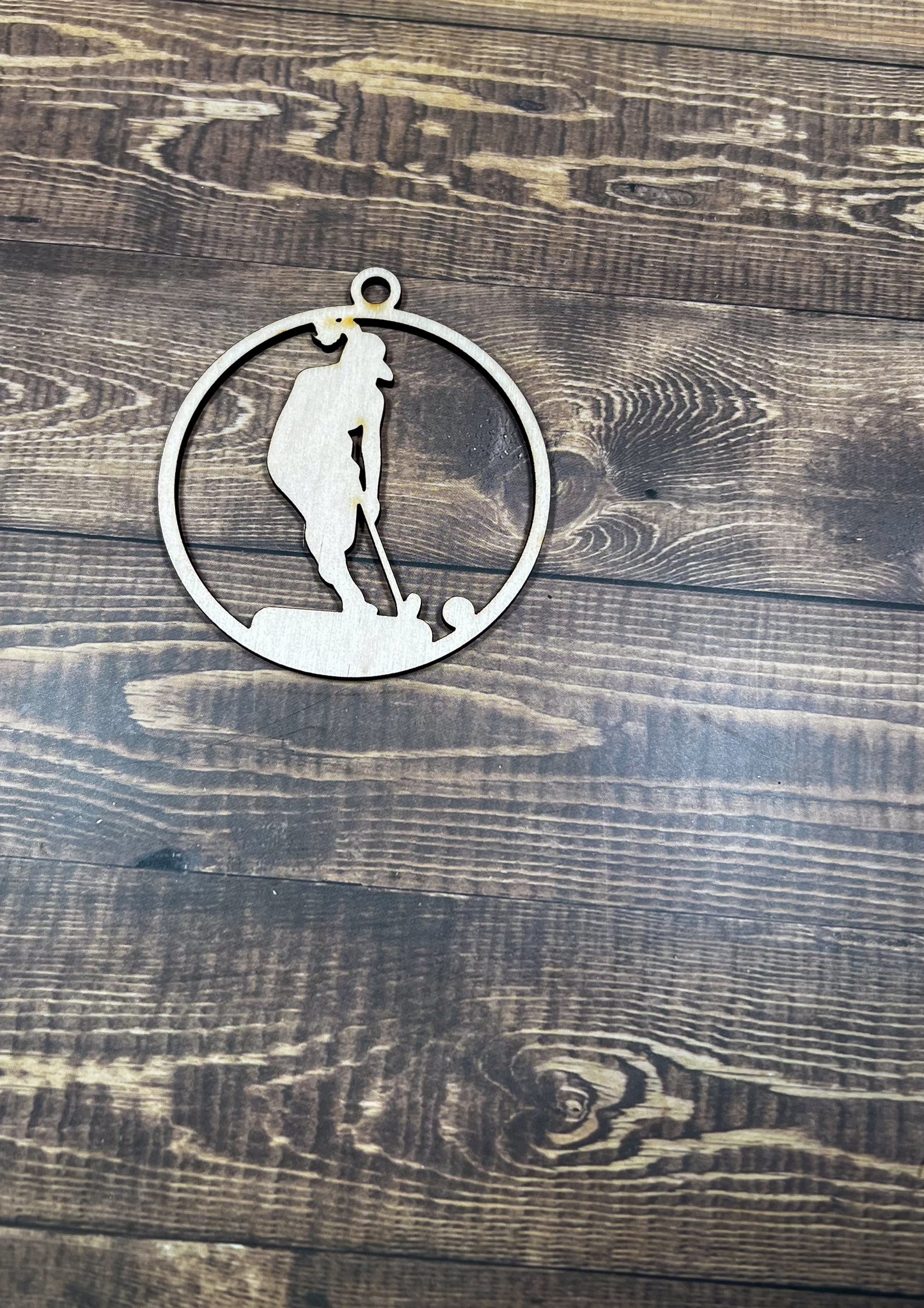Field Hockey Ornament, Wooden Sports Ornament, Sports Ornament, Engraved Ornament, Laser Engraved Wood Ornament
