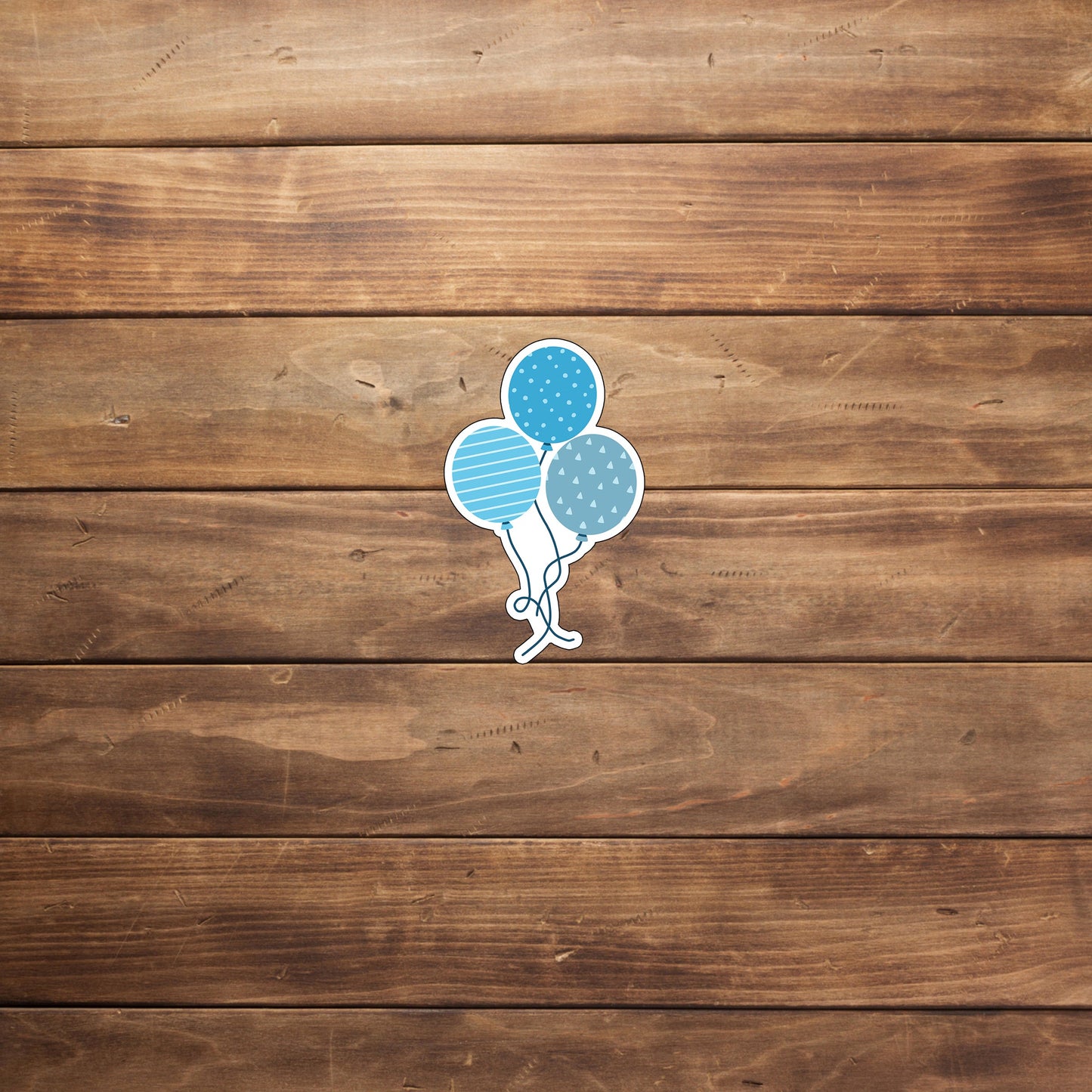 Blue Theme Sticker, balloon sticker