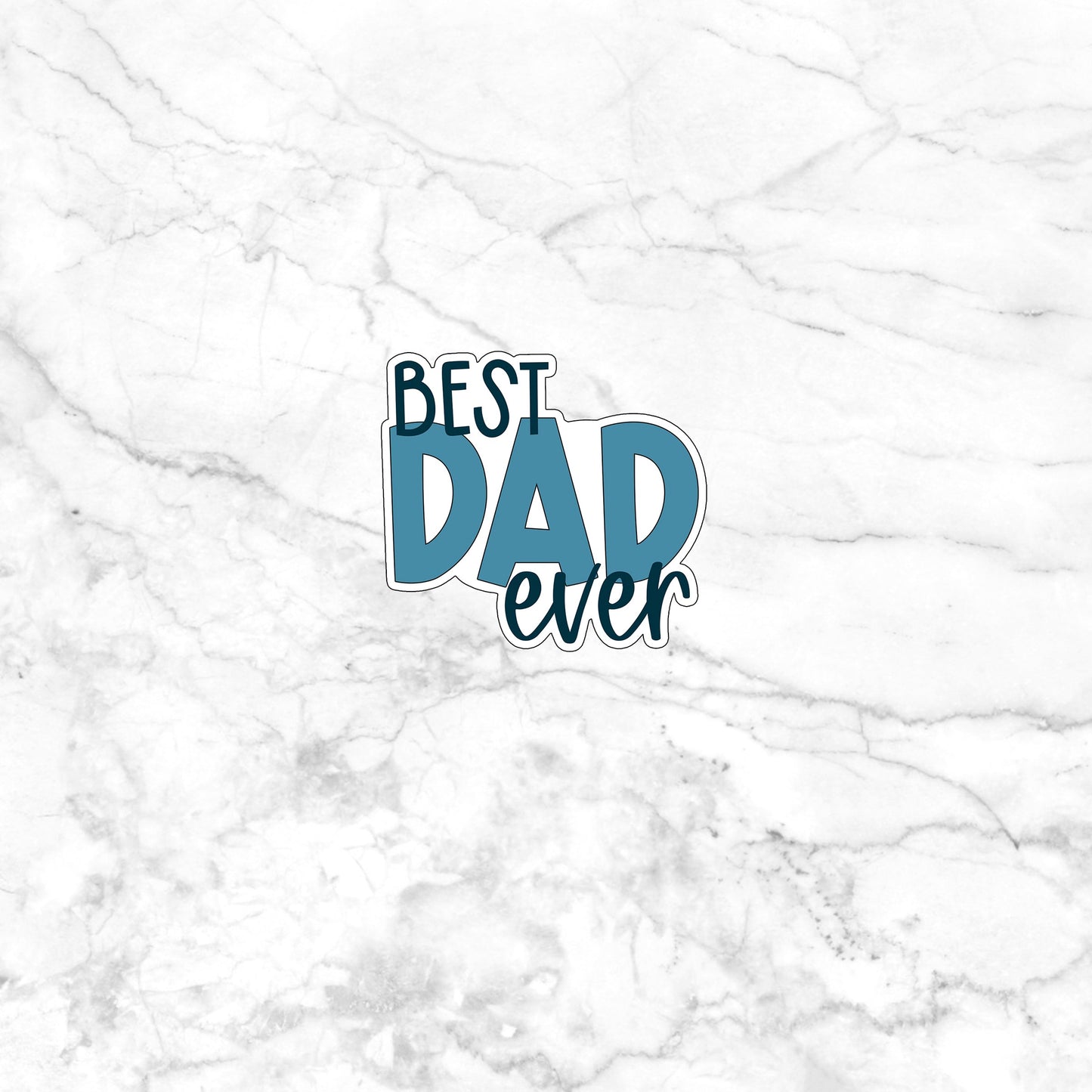 Best Dad Sticker, Vinyl sticker, laptop sticker, Tablet sticker