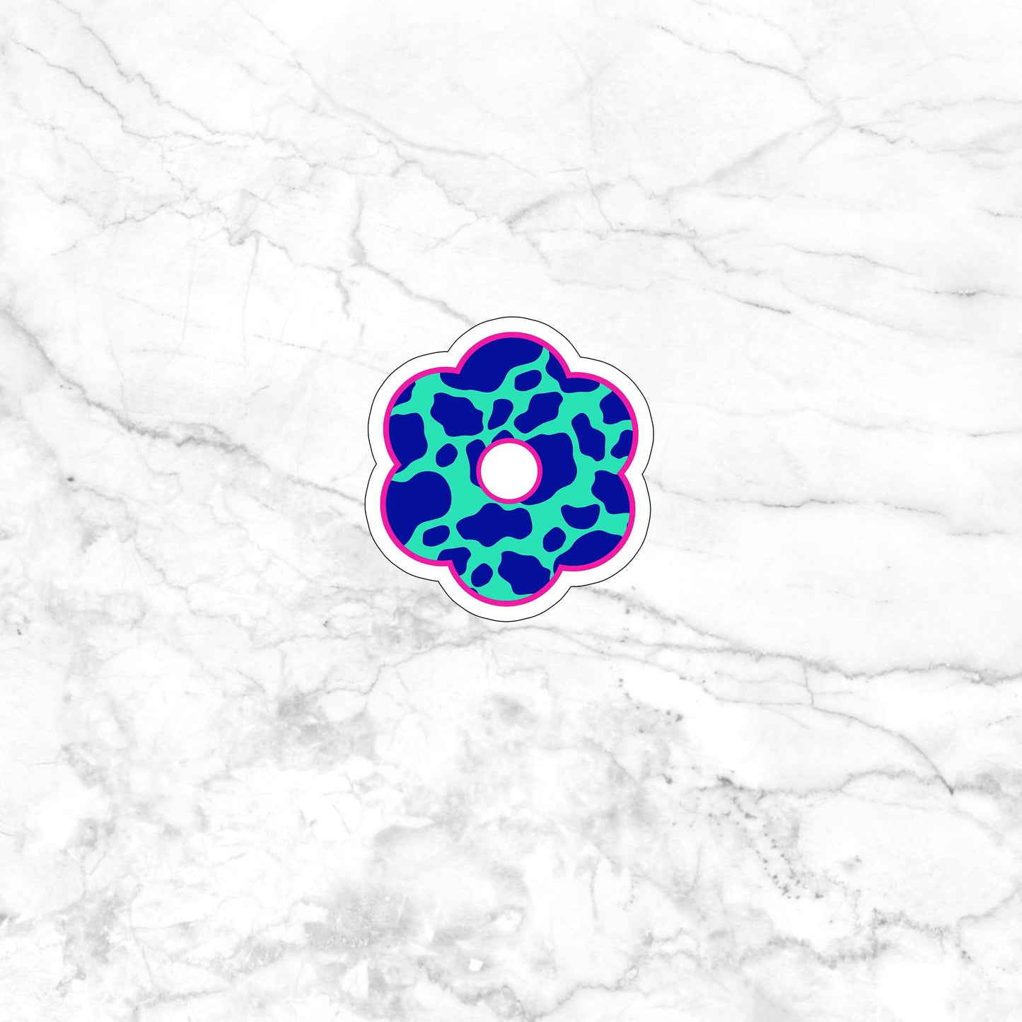 Flower Sticker, Vinyl sticker, laptop sticker, Tablet sticker