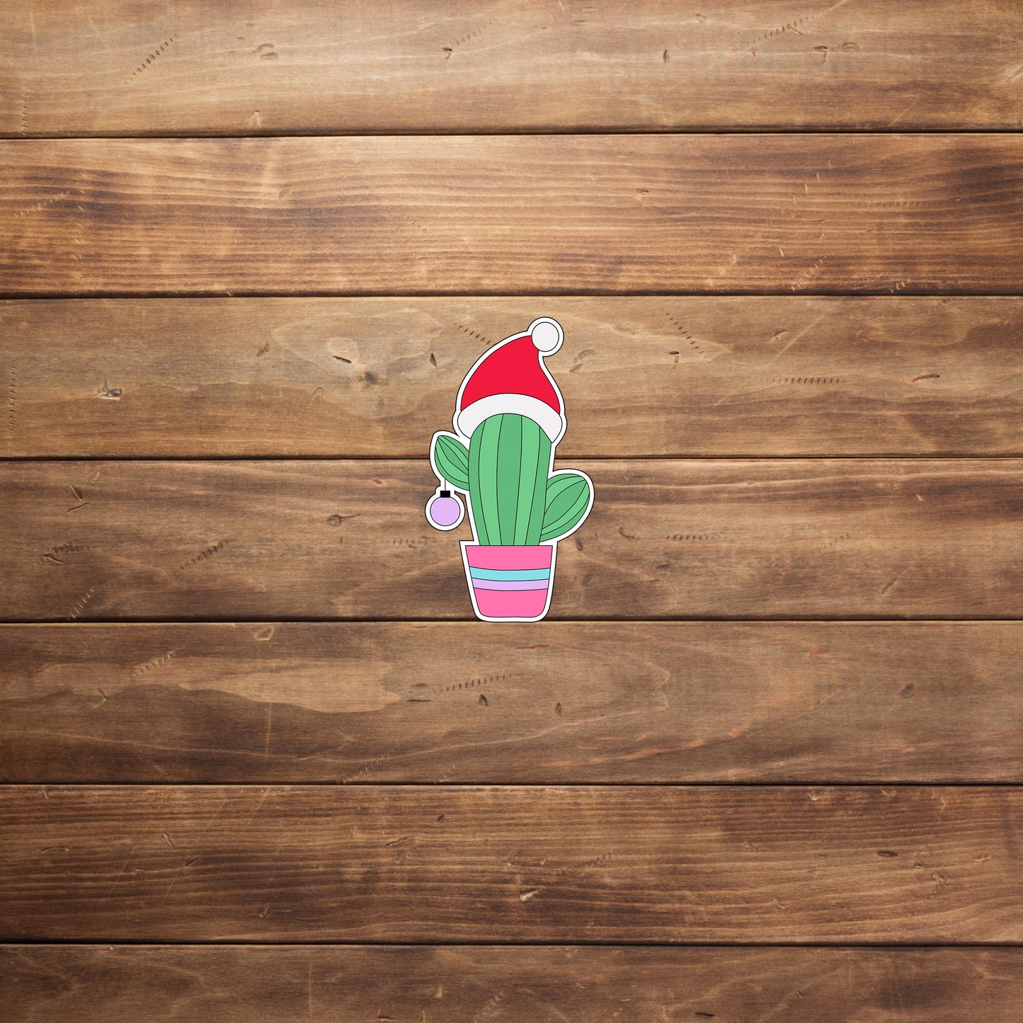 Christmas in July Sticker, cactus Sticker