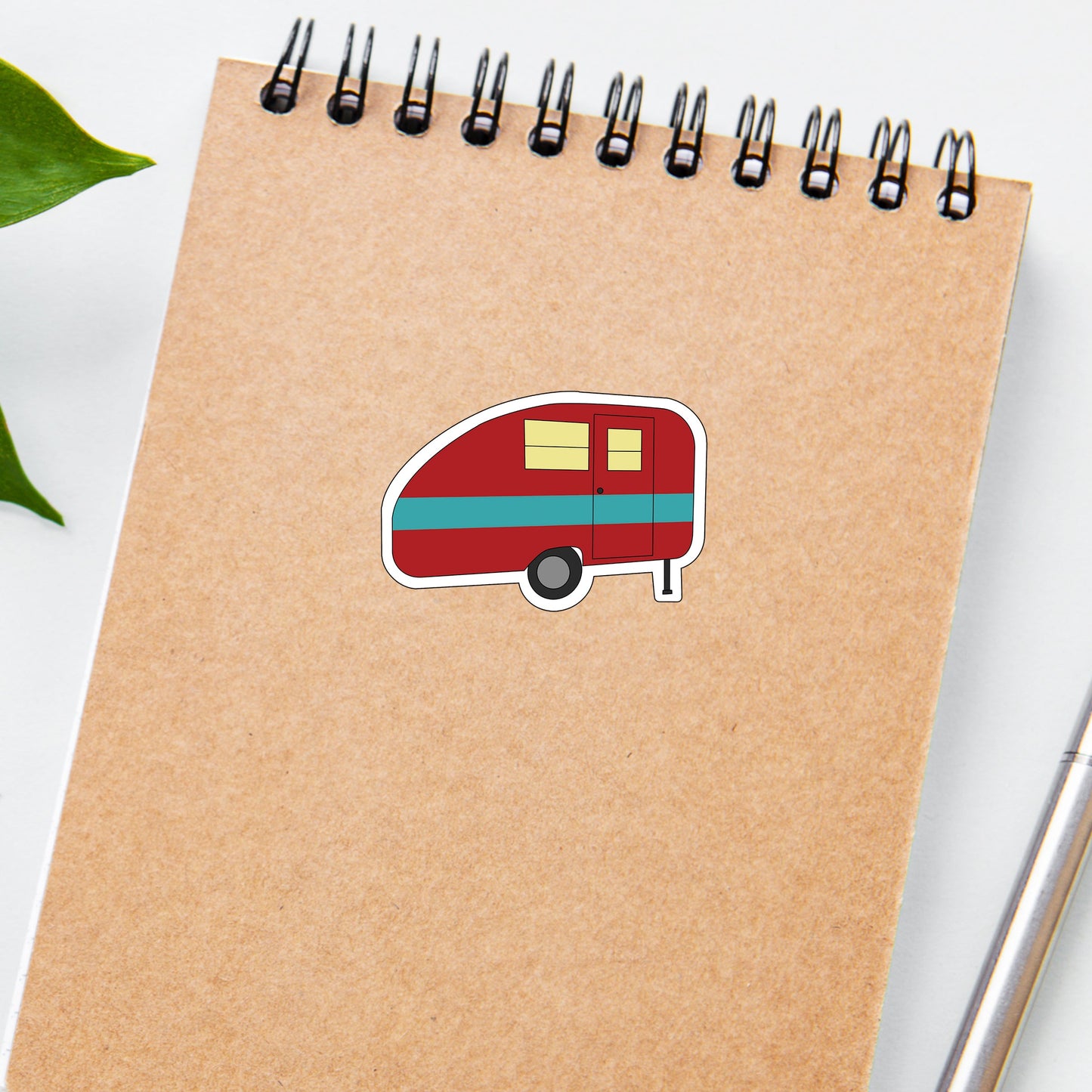 campers red stripe Sarcastic Sticker