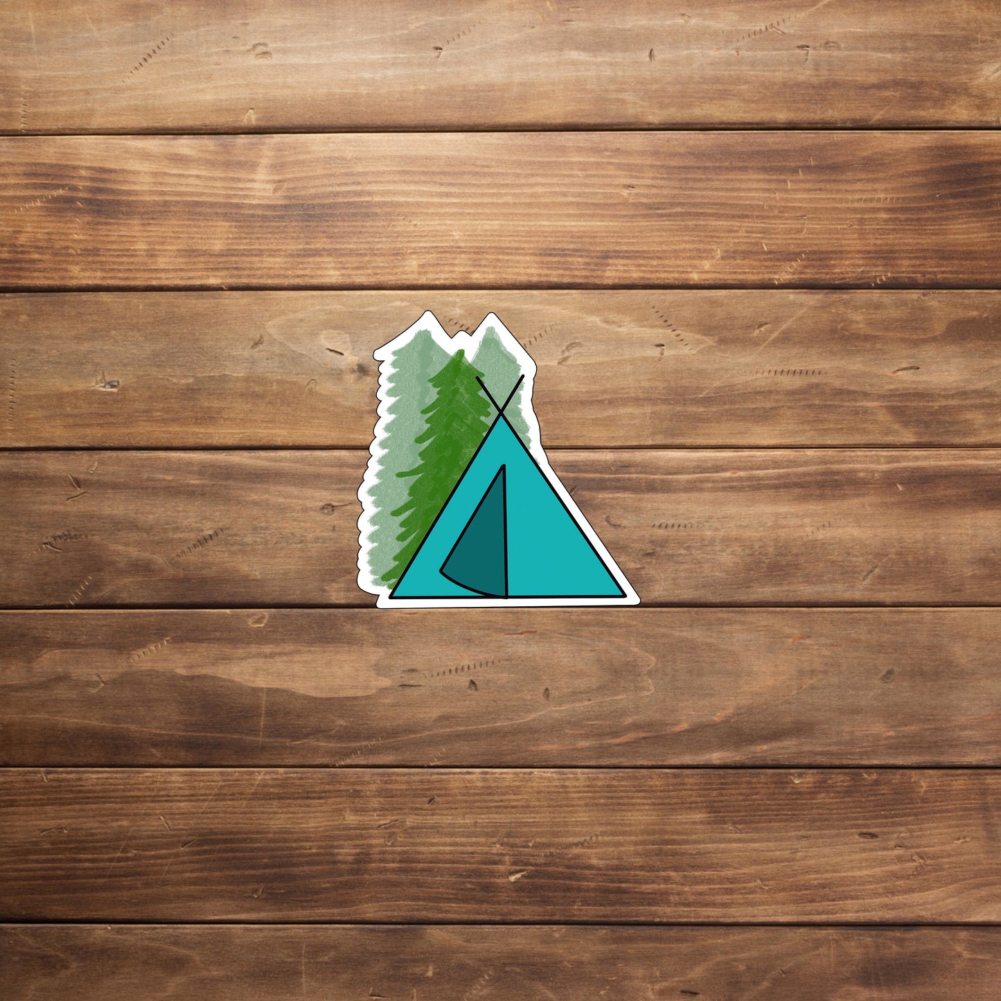 camping tent Sticker