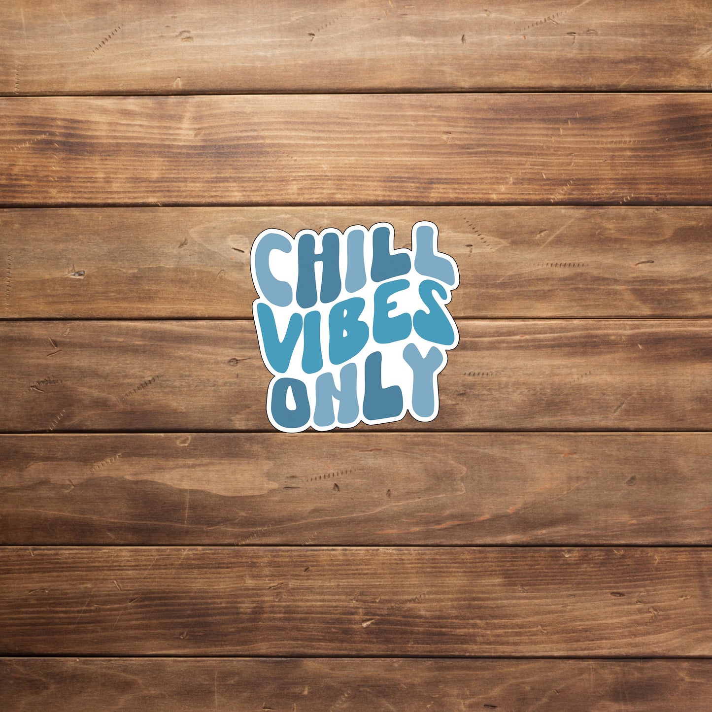 Blue Theme Sticker, chill vibes sticker