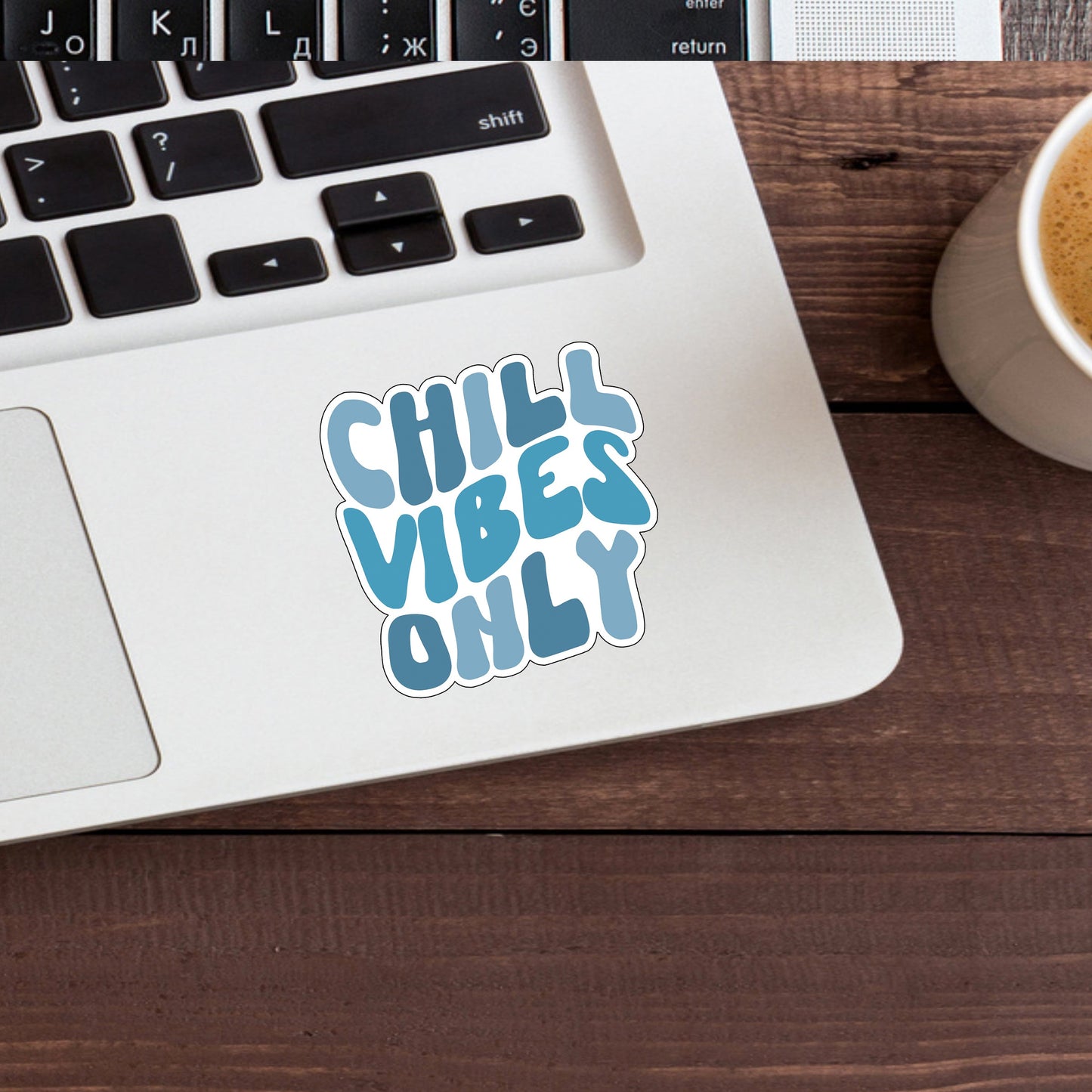 Blue Theme Sticker, chill vibes sticker