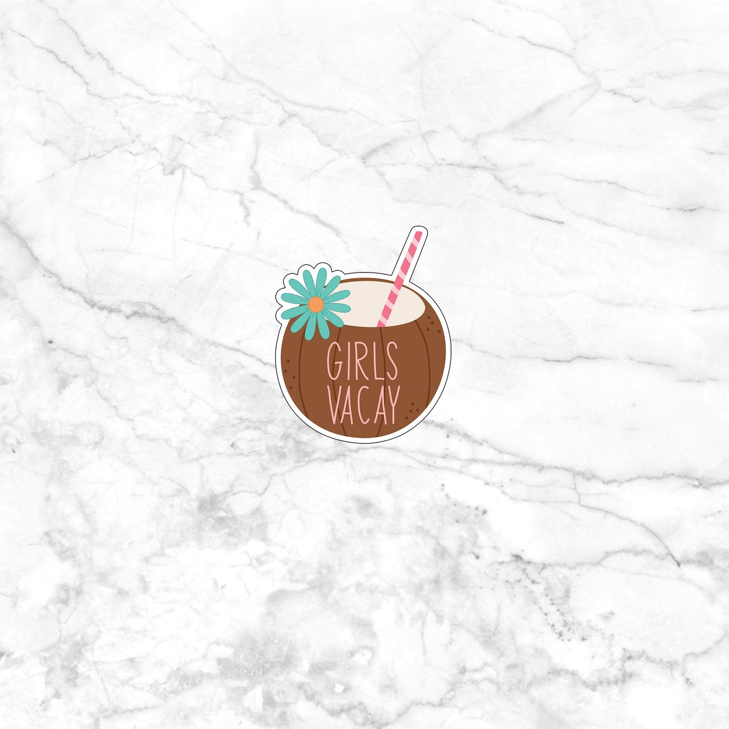 coconut sticker Sticker