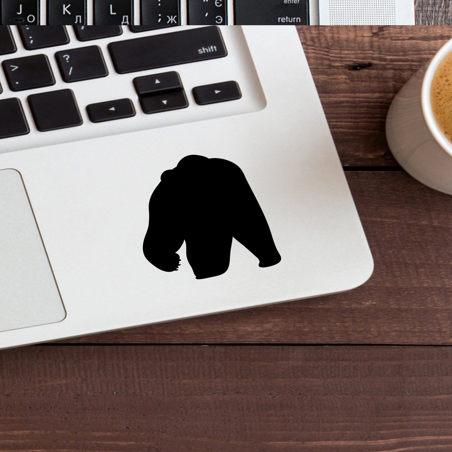 Bear Vinyl Sticker , car decal , laptop decal , window decal ,ear
