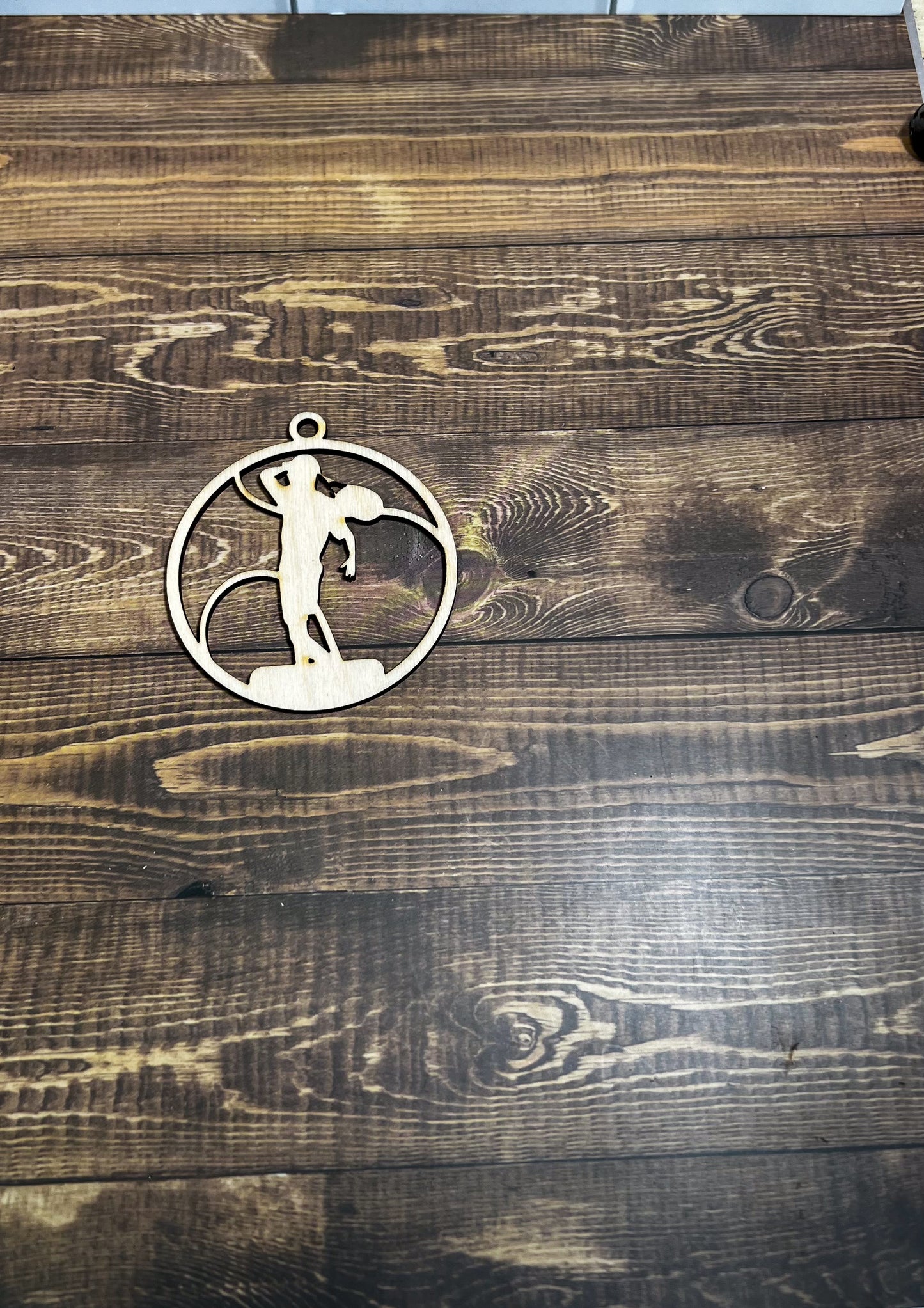 Tennis Ornament, Wooden Sports Ornament, Sports Ornament, Engraved Ornament, Laser Engraved Wood Ornament
