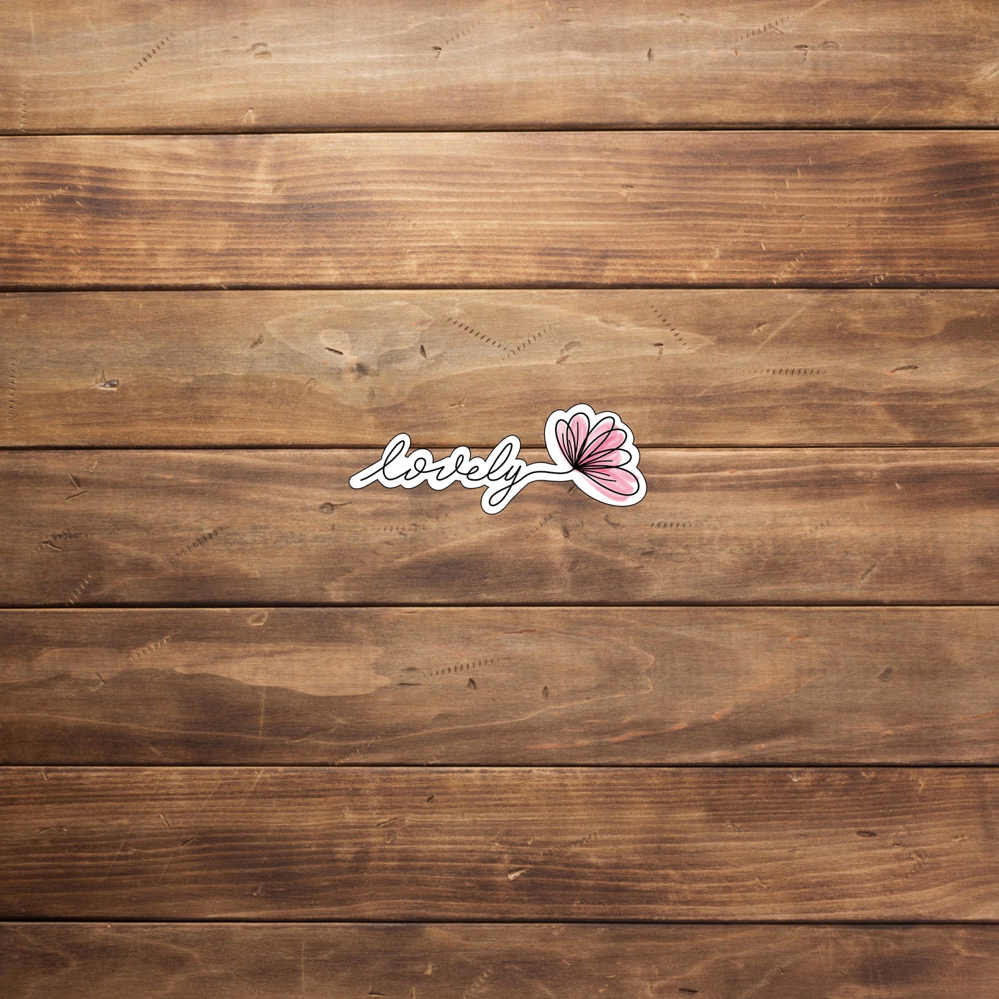 floral_lovely Sticker, Vinyl sticker, laptop sticker, Tablet sticker