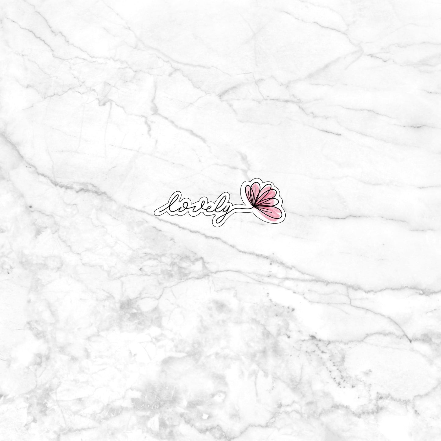 floral_lovely Sticker, Vinyl sticker, laptop sticker, Tablet sticker